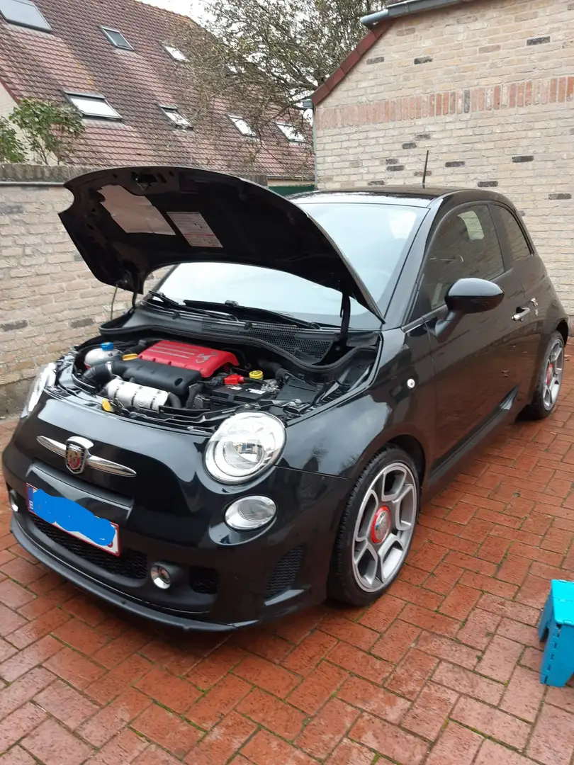 Abarth 595 Zwart - 1
