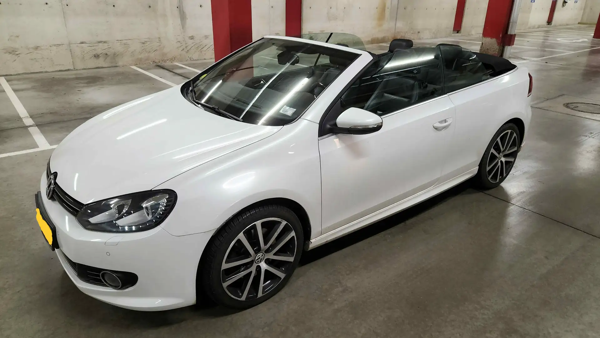 Volkswagen Golf Cabriolet Golf Cabrio 2.0 TDI BlueMotion Technology DSG Blanc - 2