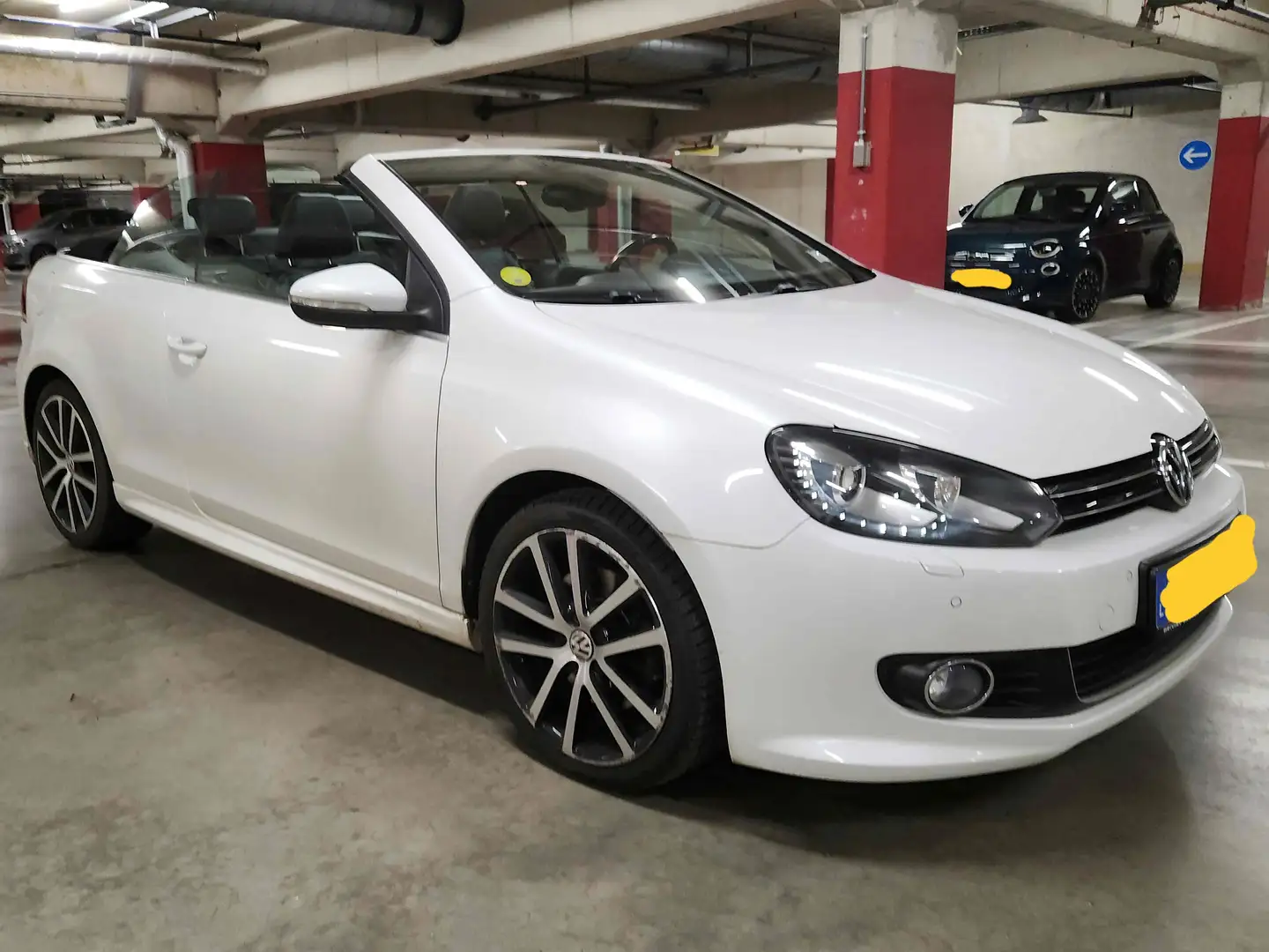 Volkswagen Golf Cabriolet Golf Cabrio 2.0 TDI BlueMotion Technology DSG Blanc - 1