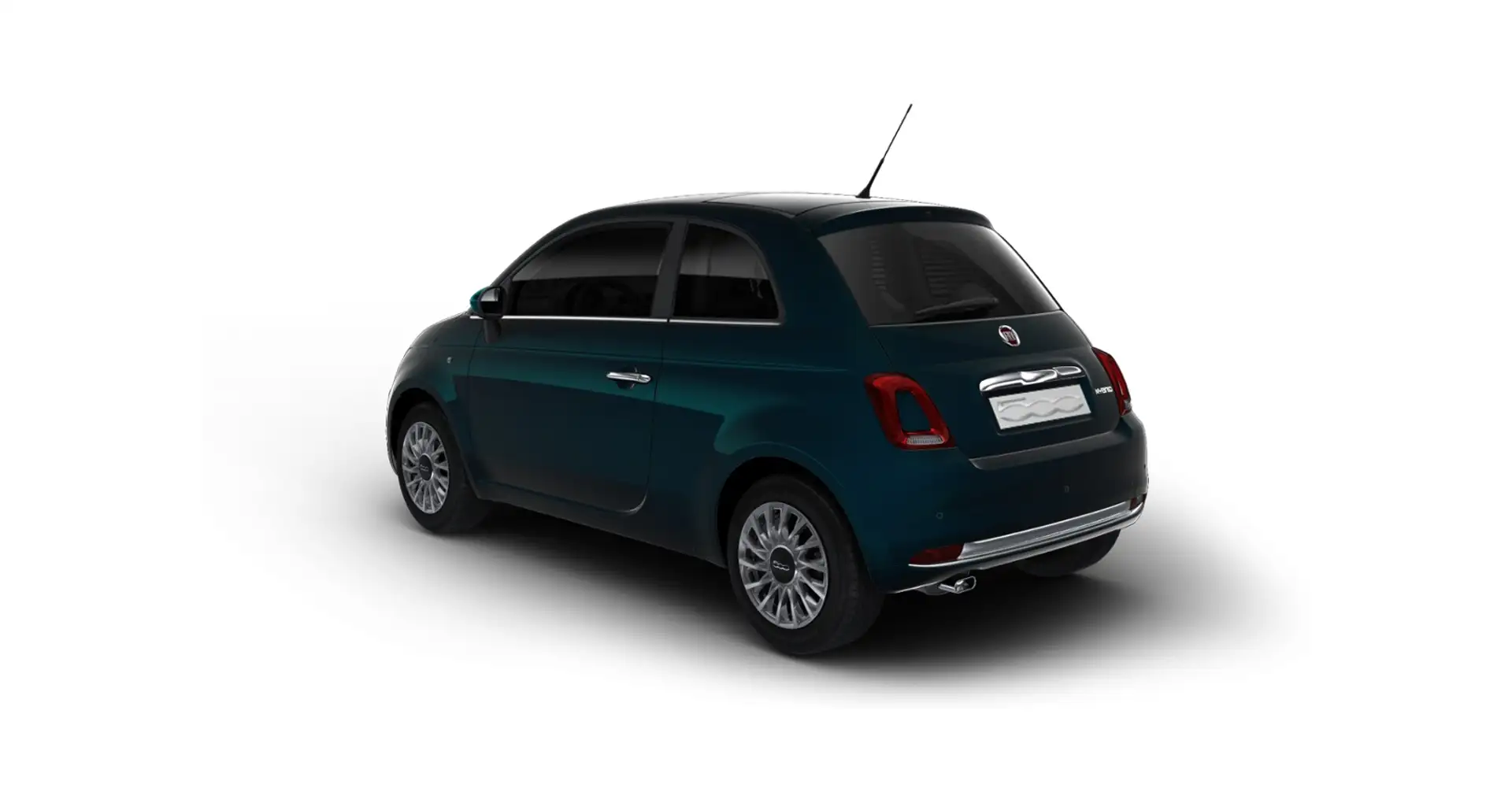 Fiat 500 1.0 Hybrid Dolcevita NIEUWE AUTO! | Panoramadak | Blauw - 2