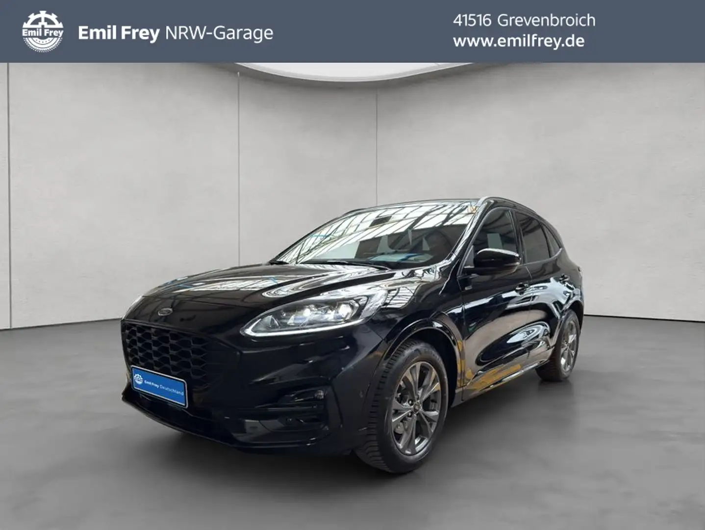 Ford Kuga 1.5 ST-LINE X AHK+LED+NAVI+PANORAMADACH Zwart - 1