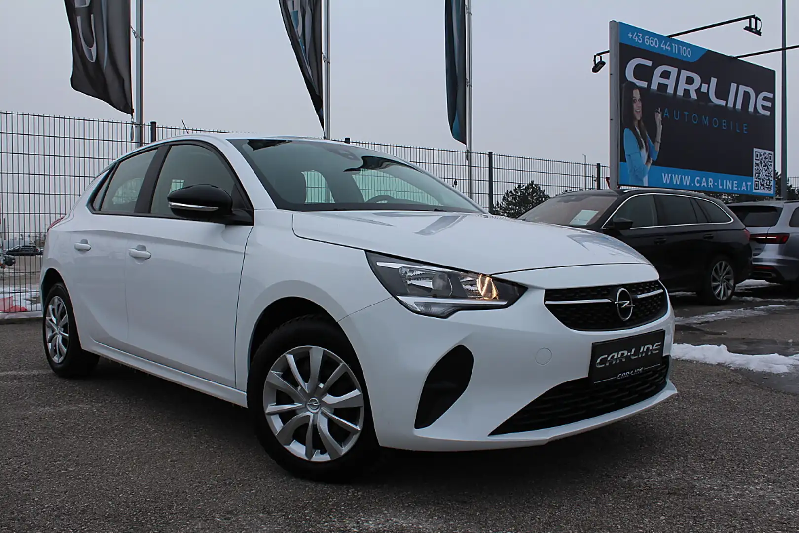 Opel Corsa 1,2 Edition RFK,Navi,Spurhalteassitent,Verkehrs... Weiß - 1