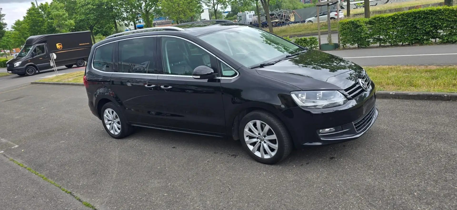 Volkswagen Sharan 2.0 CR TDi Highline 7 PL. Nero - 2