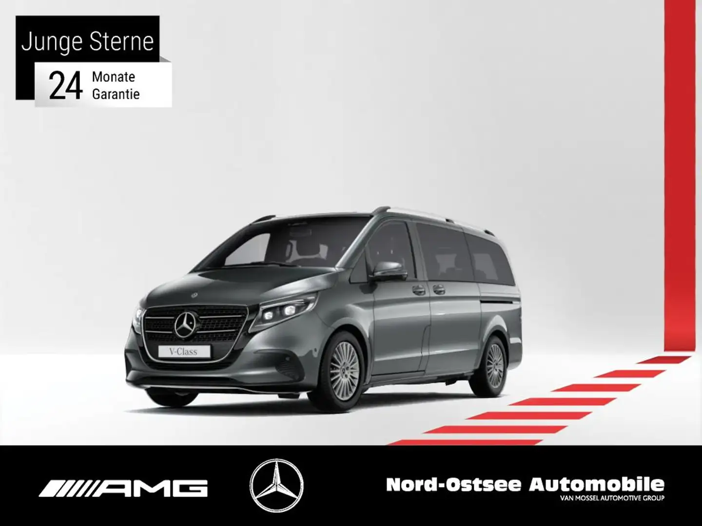 Mercedes-Benz V 220 d STYLE MOPF DISTRONIC AHK LED SITZHEIZUNG Grijs - 1