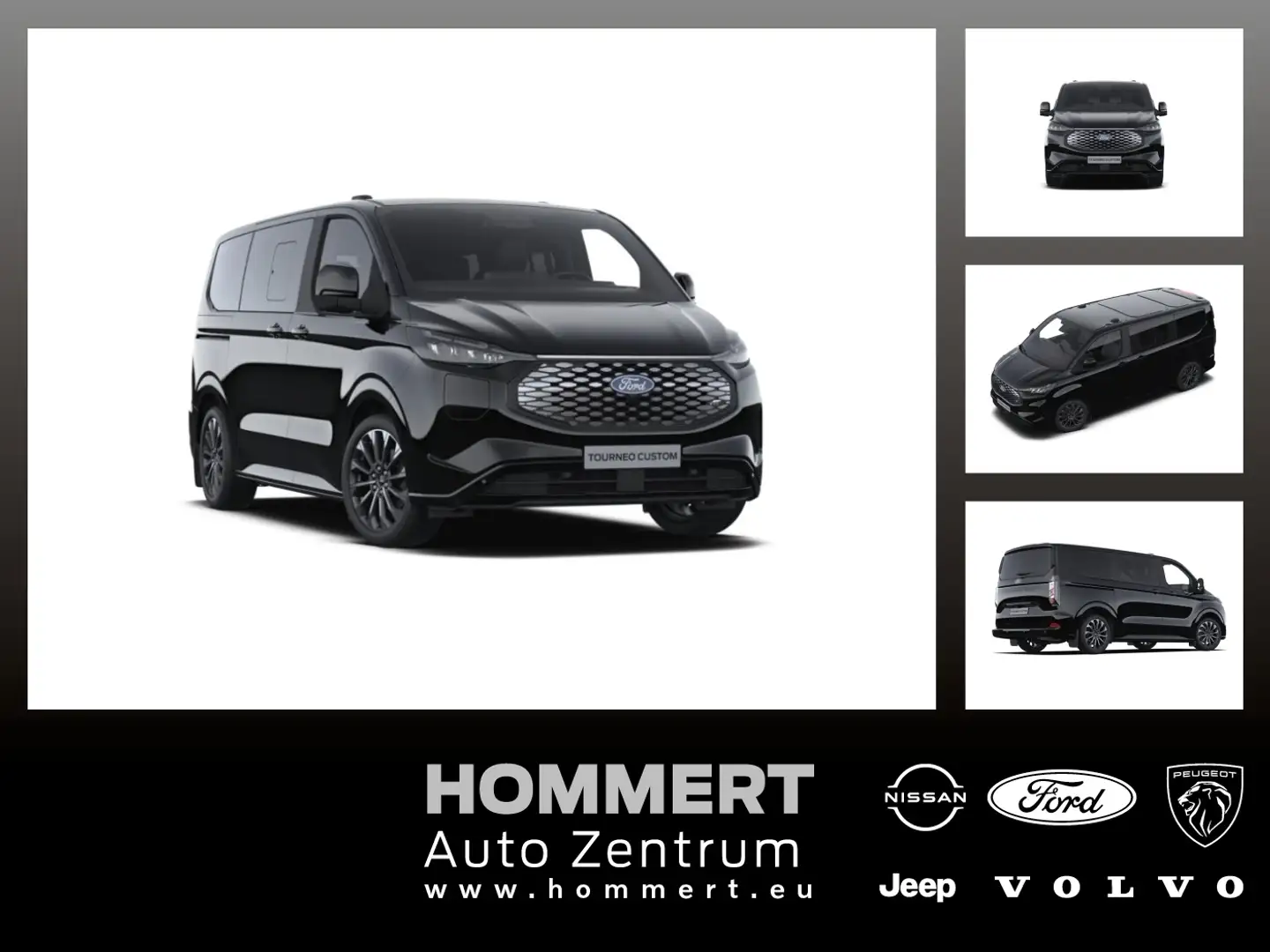 Ford Tourneo Custom 340 L1 Titanium X *100% ELEKTRO* Schwarz - 1