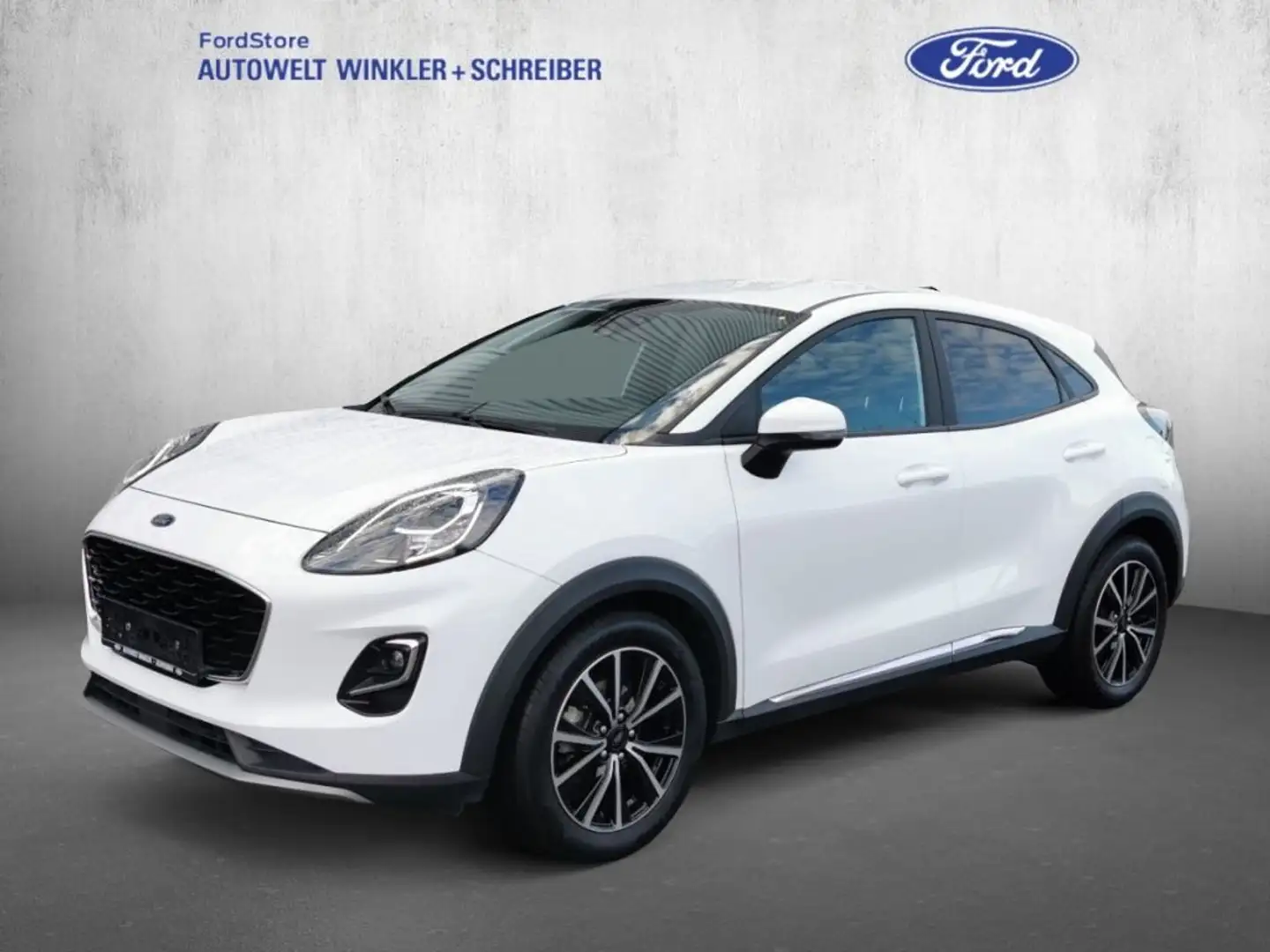 Ford Puma 1.0 EcoBoost Hybrid TITANIUM DESIGN Blanc - 1