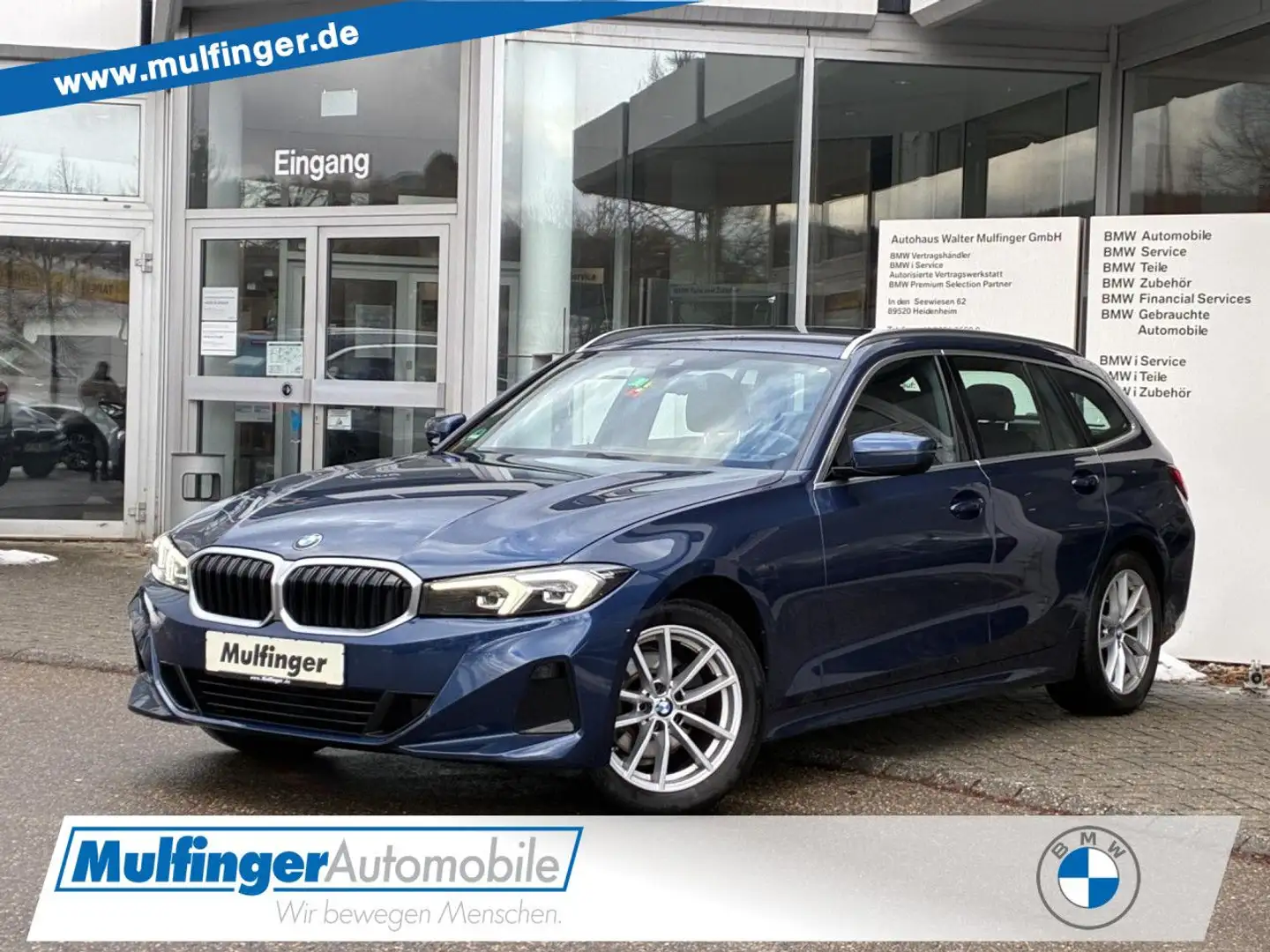 BMW 320 d T.FACELIFT HUD LiveProf-Curved Sports.Leder Blau - 1