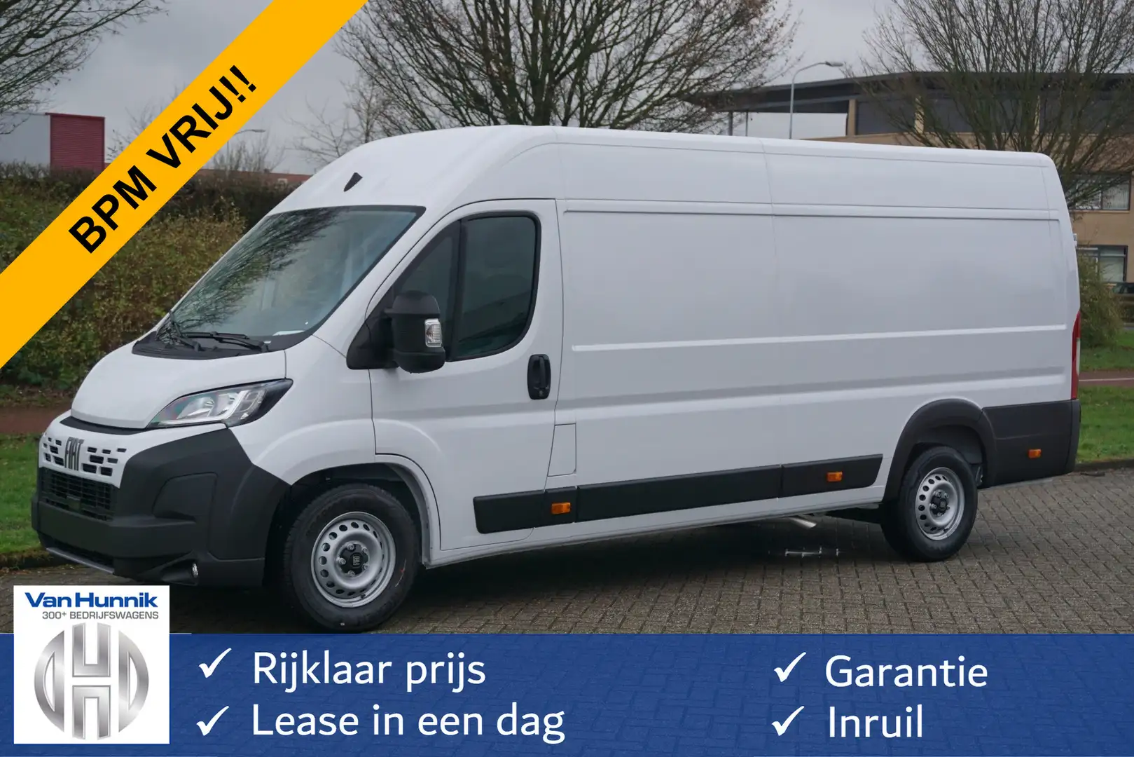 Fiat Ducato Maxi 35 2.2 180PK L4H2 EAT8 AUT BPM VRIJ!! Airco, Blanc - 1