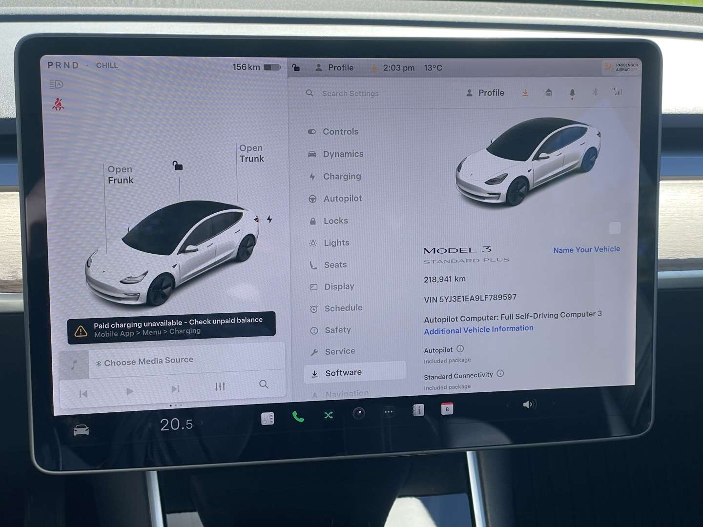 2020 Tesla Model 3 Standard Range Plus *One Owner / Clean Carfax thumb 12