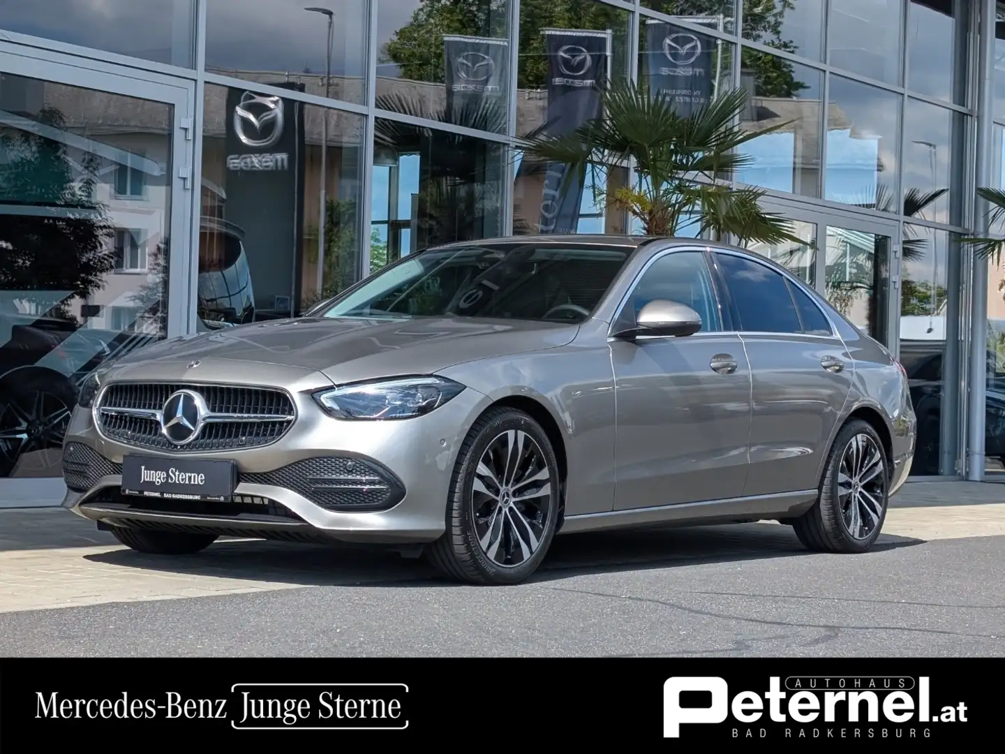 Mercedes-Benz C 180 RKam PTS Shz LED Ambi Sportpaket CarPlay Silber - 1