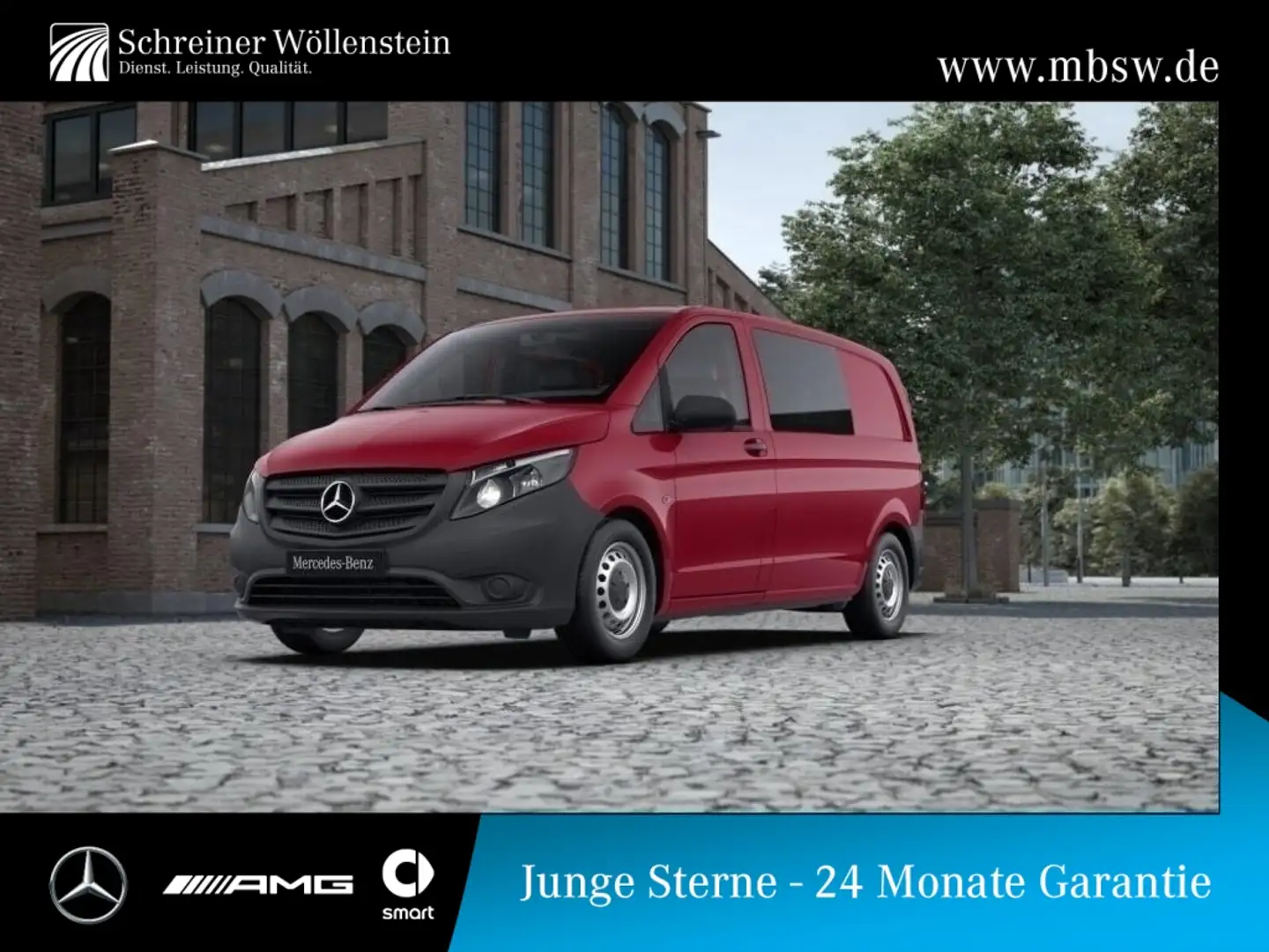Mercedes-Benz Vito 116 CDI Mixto K *Automatik* AHK 2,5t*Navi* Rood - 1