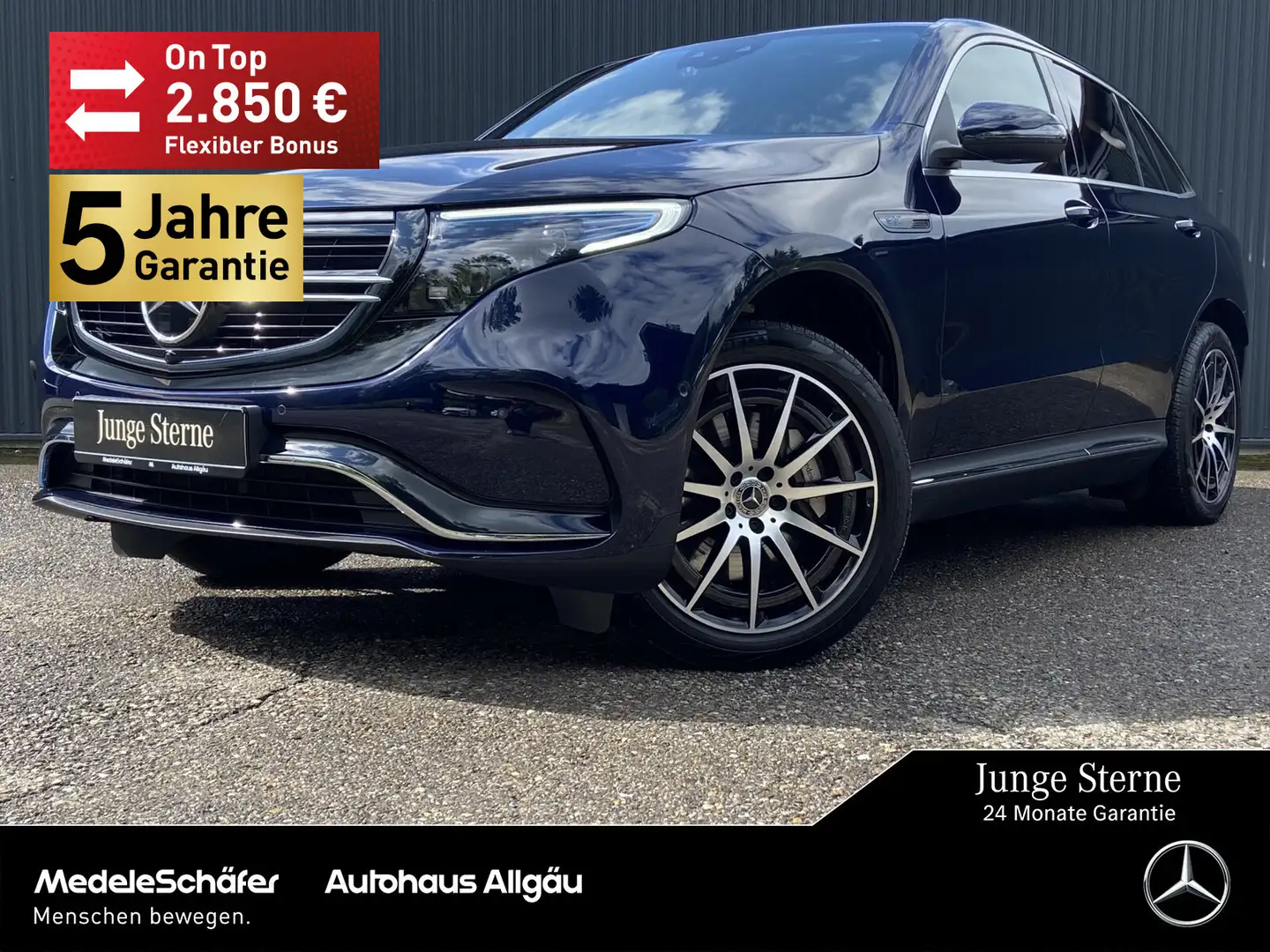 Mercedes-Benz EQC 400 EQC 400 4M AMG AHK Sound HuD Kam SHD MultiLED Tel Blau - 1