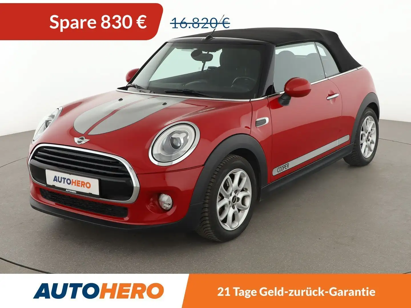 MINI Cooper Cabrio Cooper *LED*TEMPO*PDC*KLIMA* Czerwony - 1