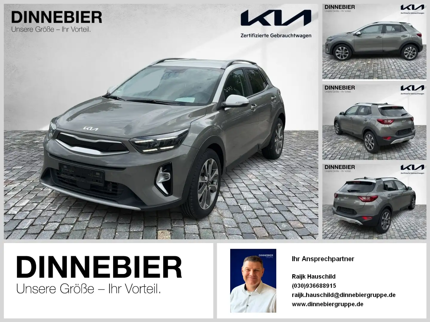 Kia Stonic Spirit Automatik+LED+Navi+Kamera+SHZ Bianco - 1