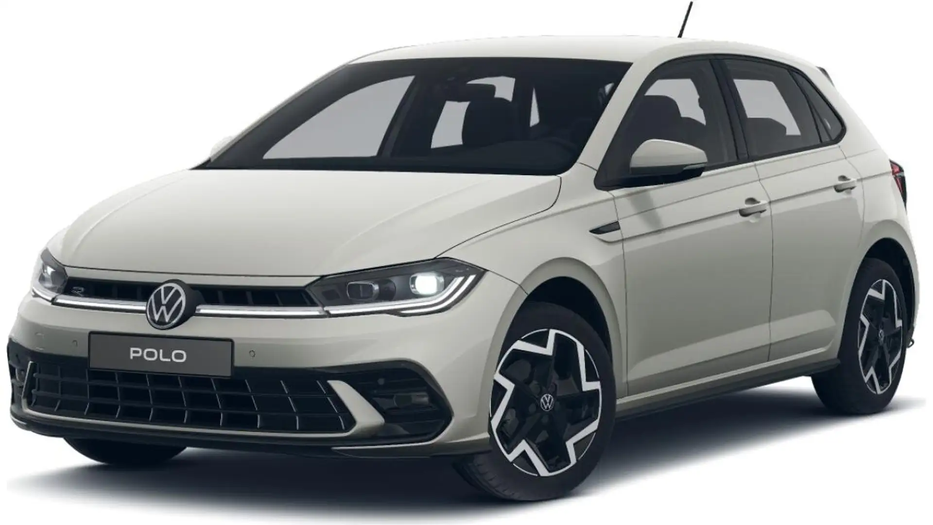 Volkswagen Polo R-Line 1.0l TSI mit 95PS **AUTOMATIK** **BEGRENZTE Grau - 2