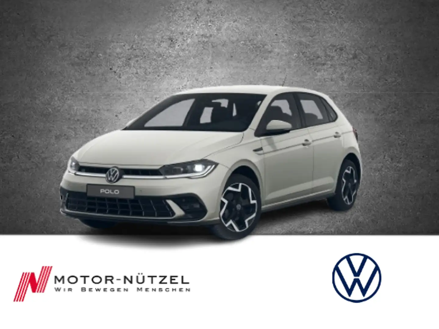 Volkswagen Polo R-Line 1.0l TSI mit 95PS **AUTOMATIK** **BEGRENZTE Grau - 1