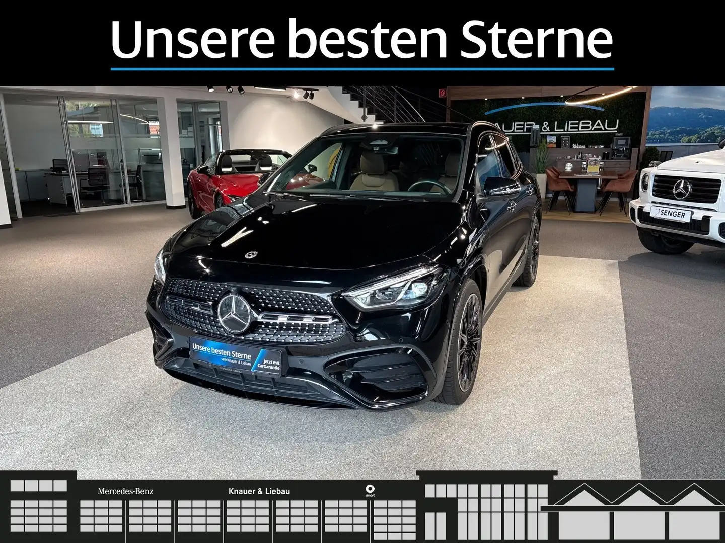 Mercedes-Benz GLA 220 GLA 220d 4M AMG-Line*Night*Pano*FAP*Burm*Memory* Schwarz - 2