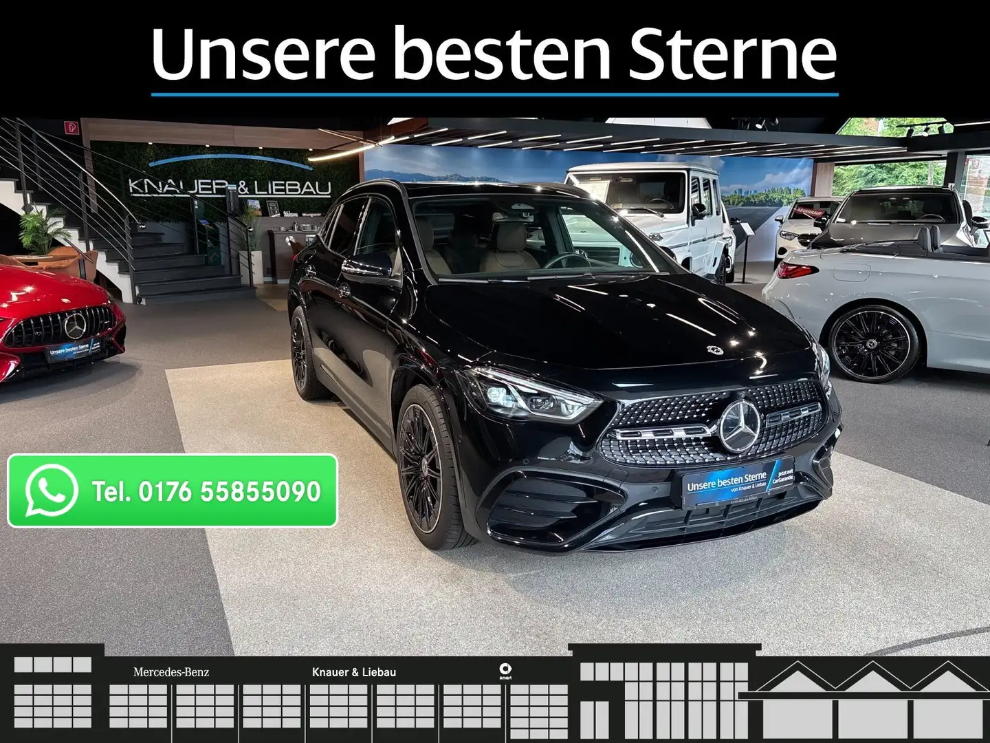 Mercedes-Benz GLA 220 GLA 220d 4M AMG-Line*Night*Pano*FAP*Burm*Memory* Schwarz - 1