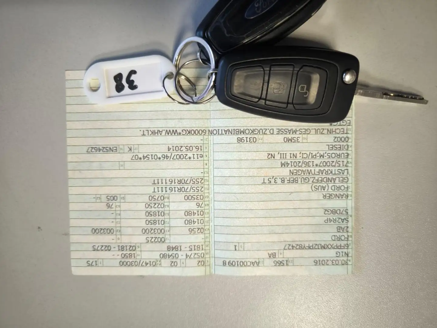 Ford Ranger Doppelkabine 4x4 3.2 TDCi Motorschaden Gris - 2