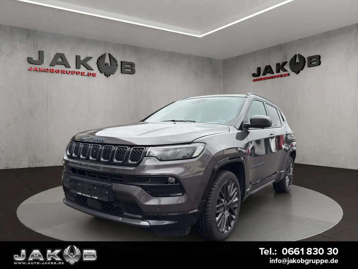 Jeep Compass 1.3 Plug-In Hybrid  80th Annivers 132... Grijs - 1
