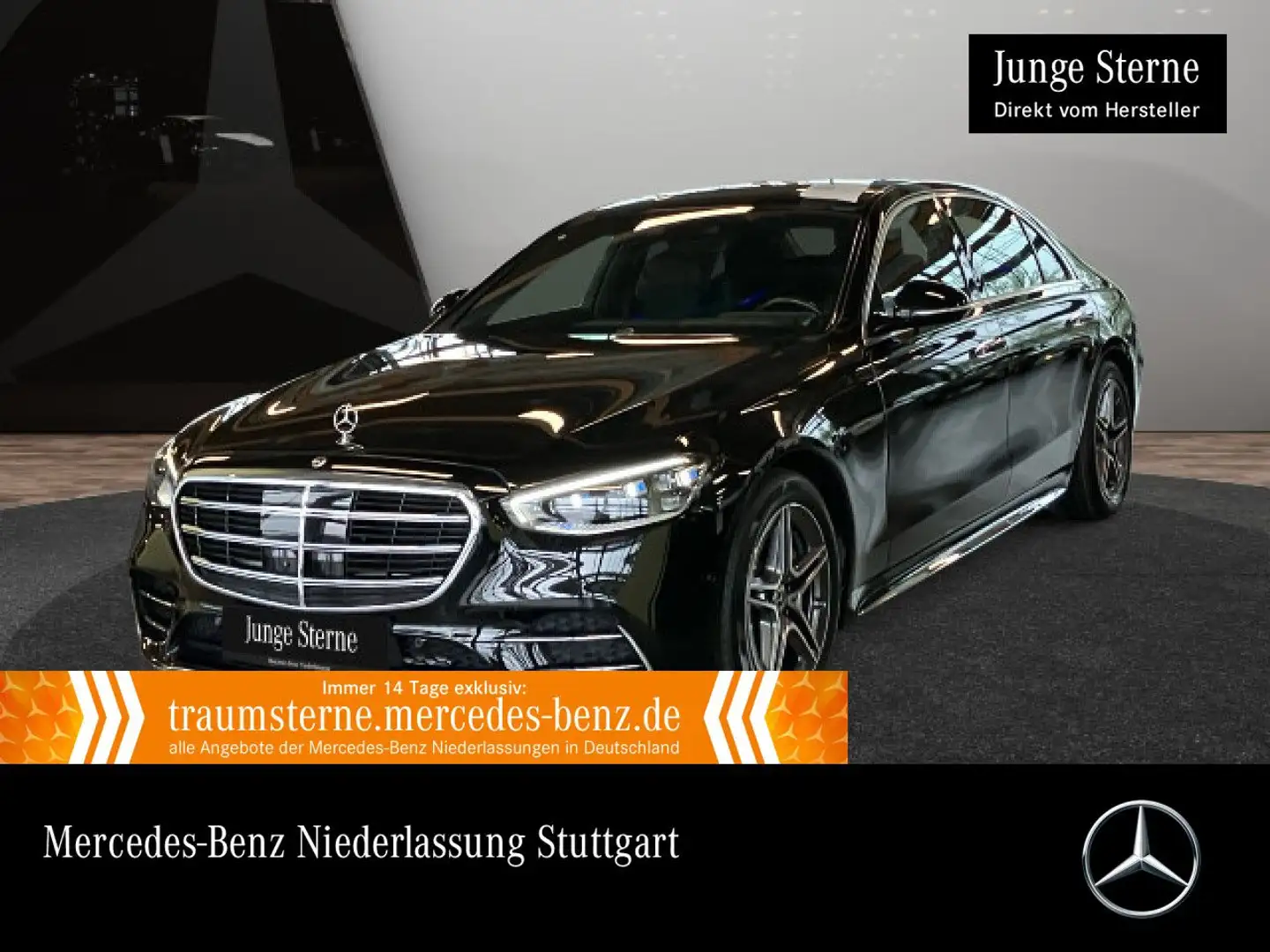 Mercedes-Benz S 500 L 4M AMG+PANO+DIGITAL-L+BURMESTER3D+19" Noir - 1