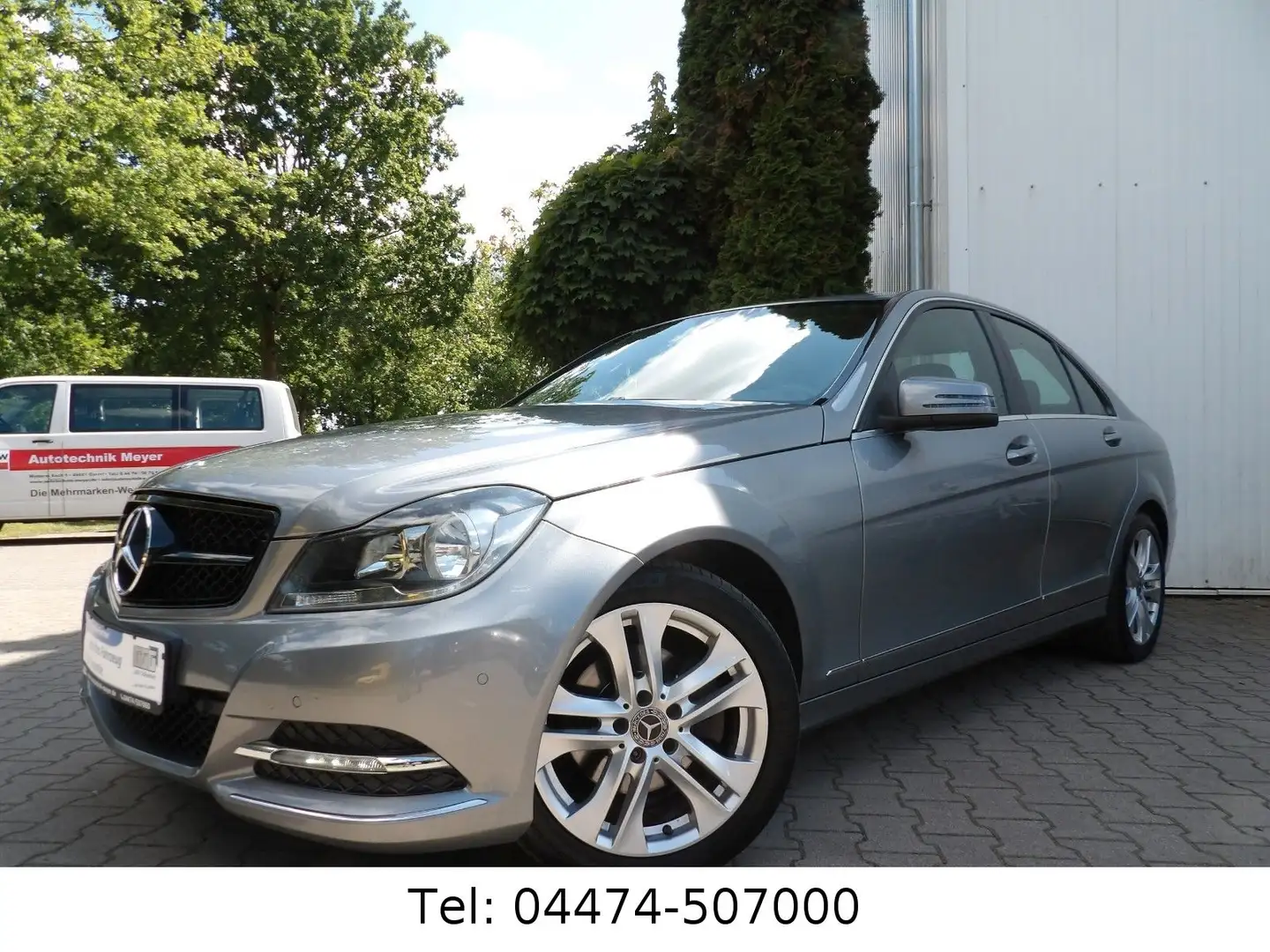 Mercedes-Benz C 220 C220 CDI Avantgarde Sizhg AHK-abnehmbar Garantie Silber - 1
