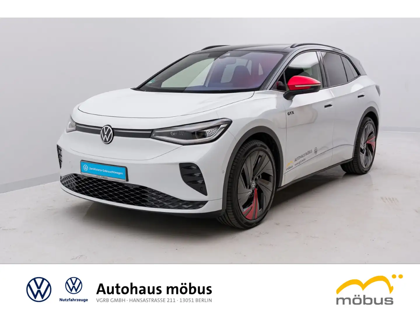 Volkswagen ID.4 GTX 4MOTION AHK*IQ.DRIVE*PANO*MATRIX-LED Білий - 2