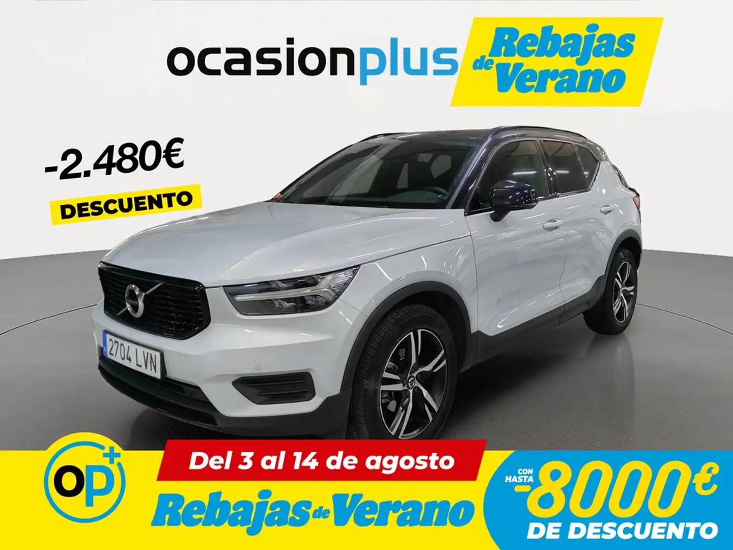 Volvo XC40 T2 R-Design Aut. Blanco - 1