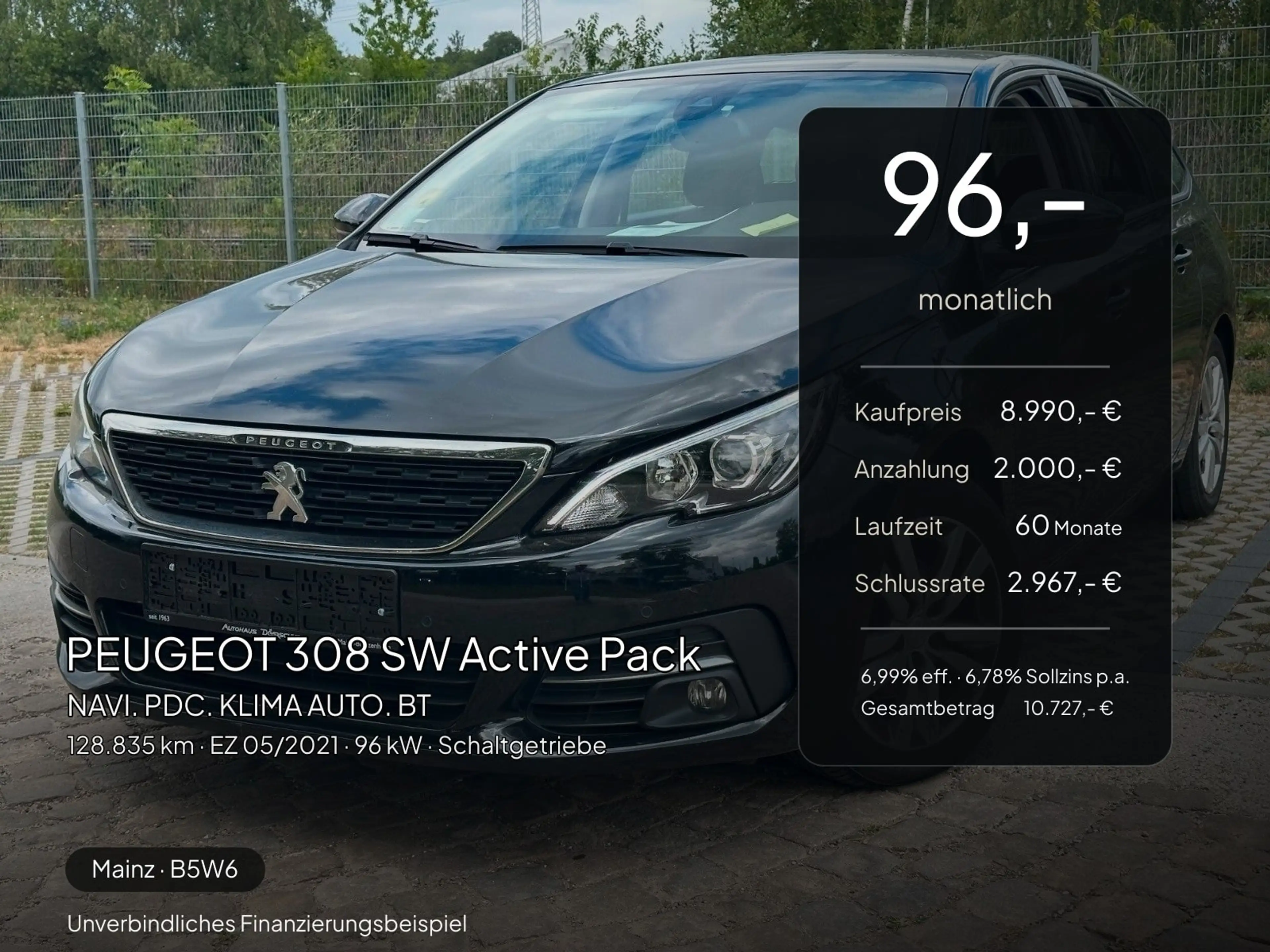 Peugeot 308 308 SW Active Pack NAVI. PDC. KLIMA AUTO. BT — photo 2