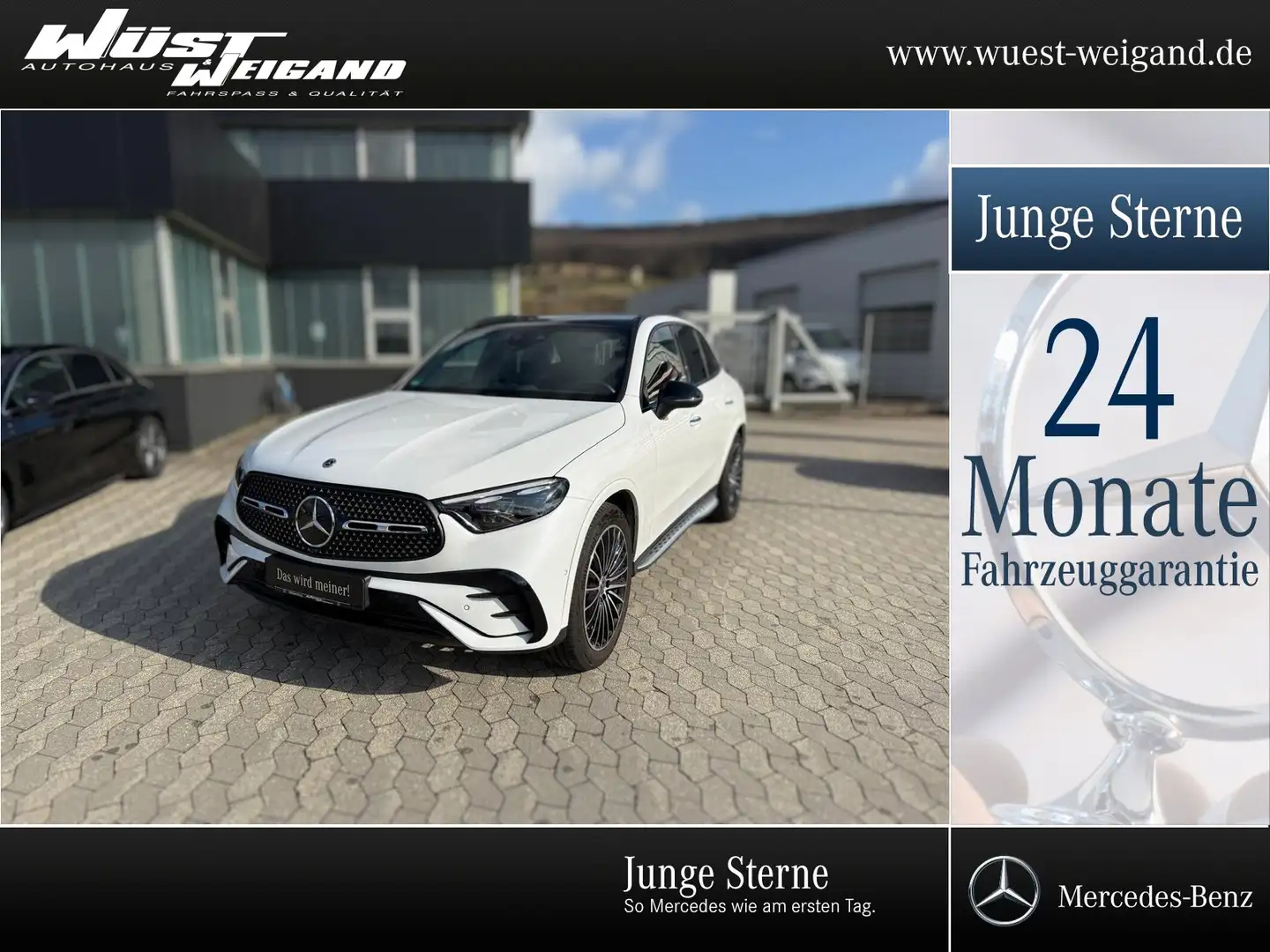 Mercedes-Benz GLC 300 4M AMG Night Pano/AHK/Dist/360°/Sound/20 Weiß - 1