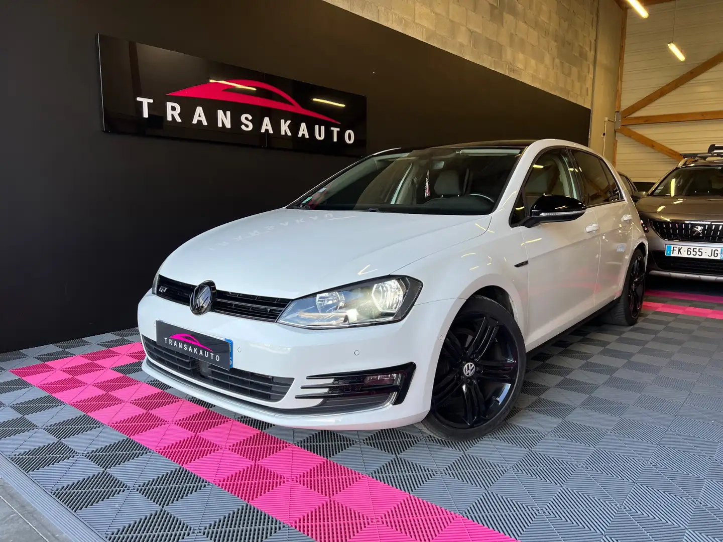 Volkswagen Golf Carat Blanc - 1