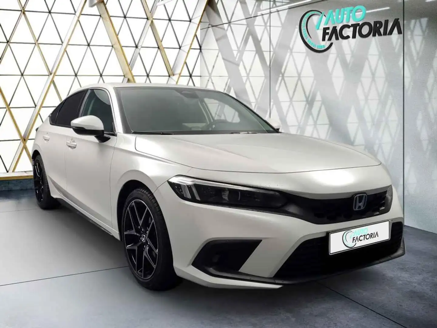 Honda Civic XI -15% 2.0 HYB 184cv BVA +T.PANO+GPS+CUIR+CAM Beige - 2