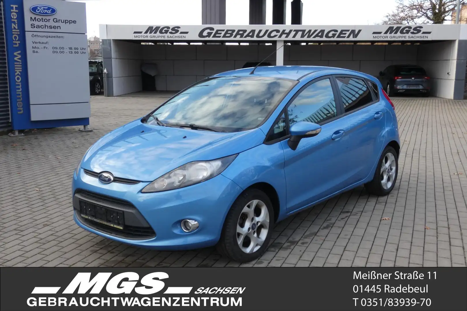 Ford Fiesta 1.25 'Trend' #PDC #LMF #SITZHZG #FSH Blau - 1
