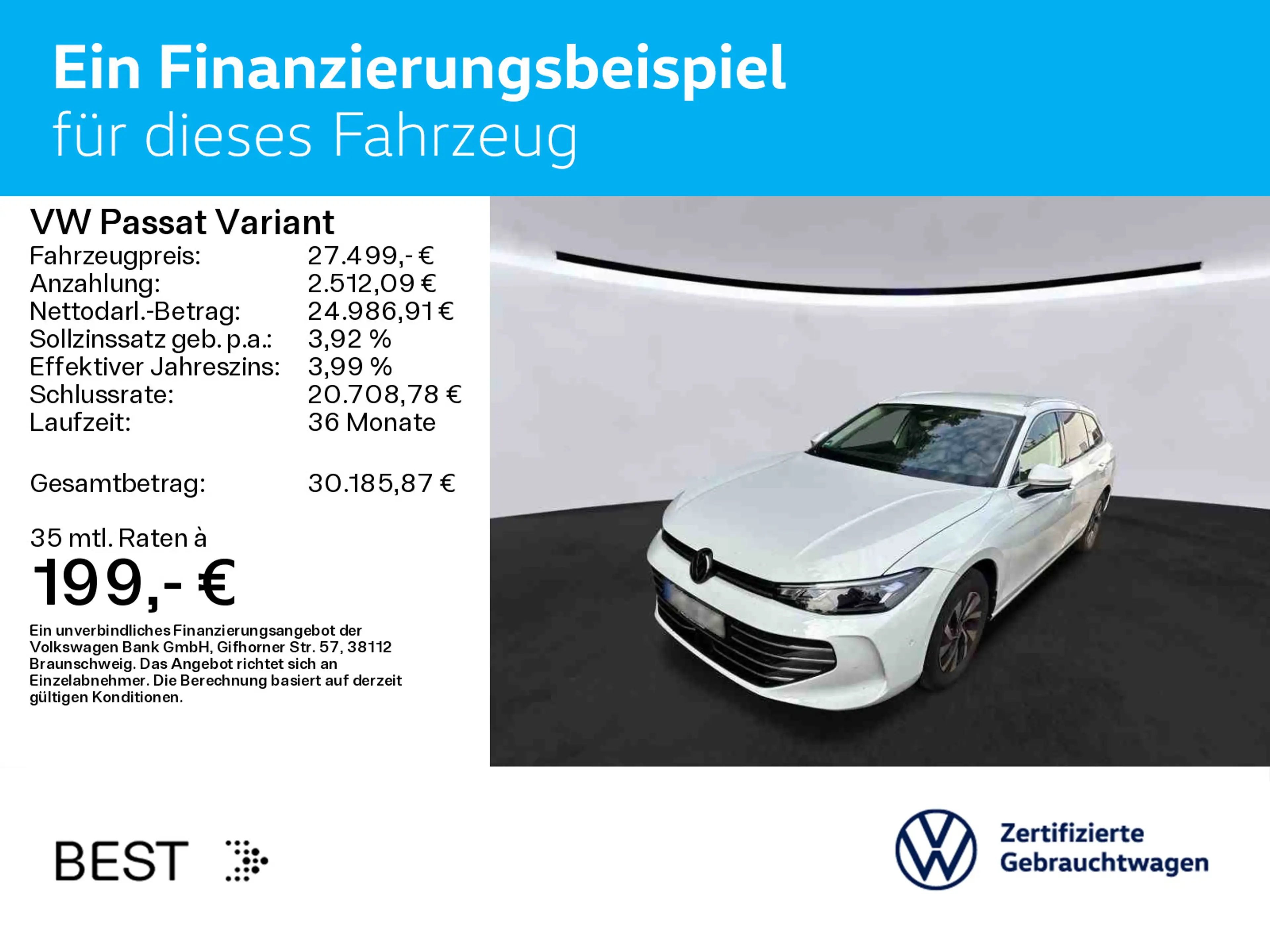Volkswagen Passat Variant 1.5 eTSI DSG BUSINESS*LED*HUD*AHK — photo 2