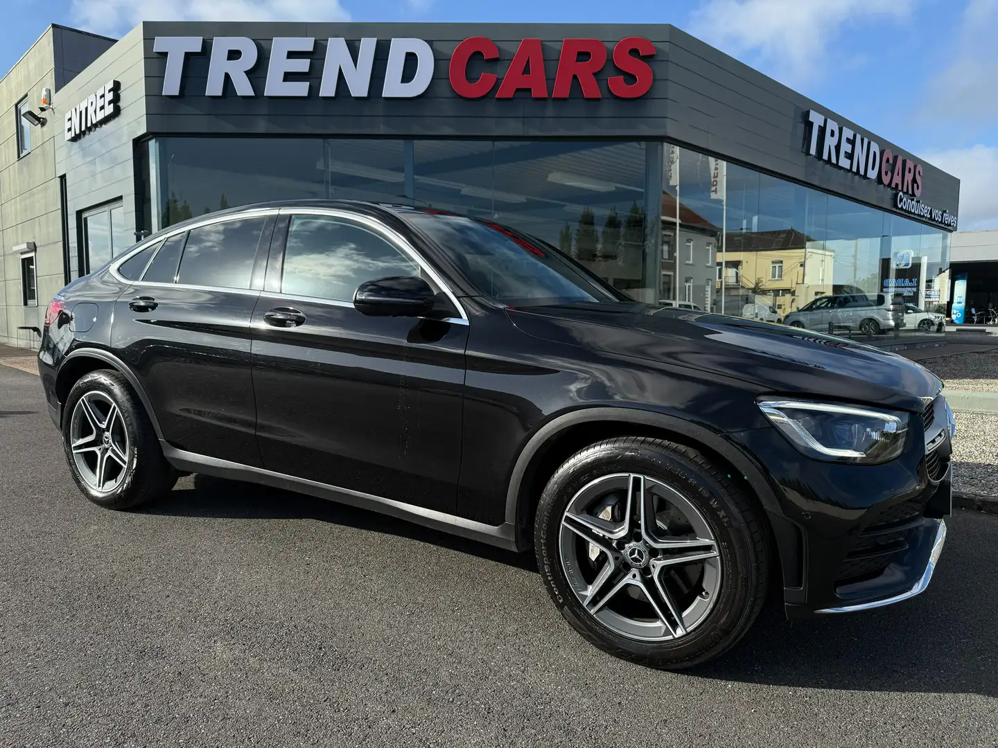 Mercedes-Benz GLC 200 d COUPE 9G-TRONIC PACK AMG CUIR LED AMBI MULTIBEAM Noir - 2