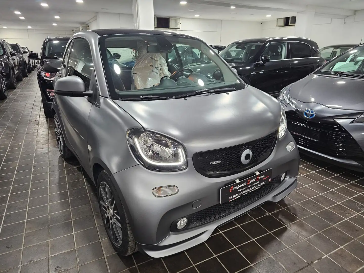 smart brabus FORTWO BRABUS EXCLUSIVE JBL BENZ 109CV TWINAMIC Brun - 1