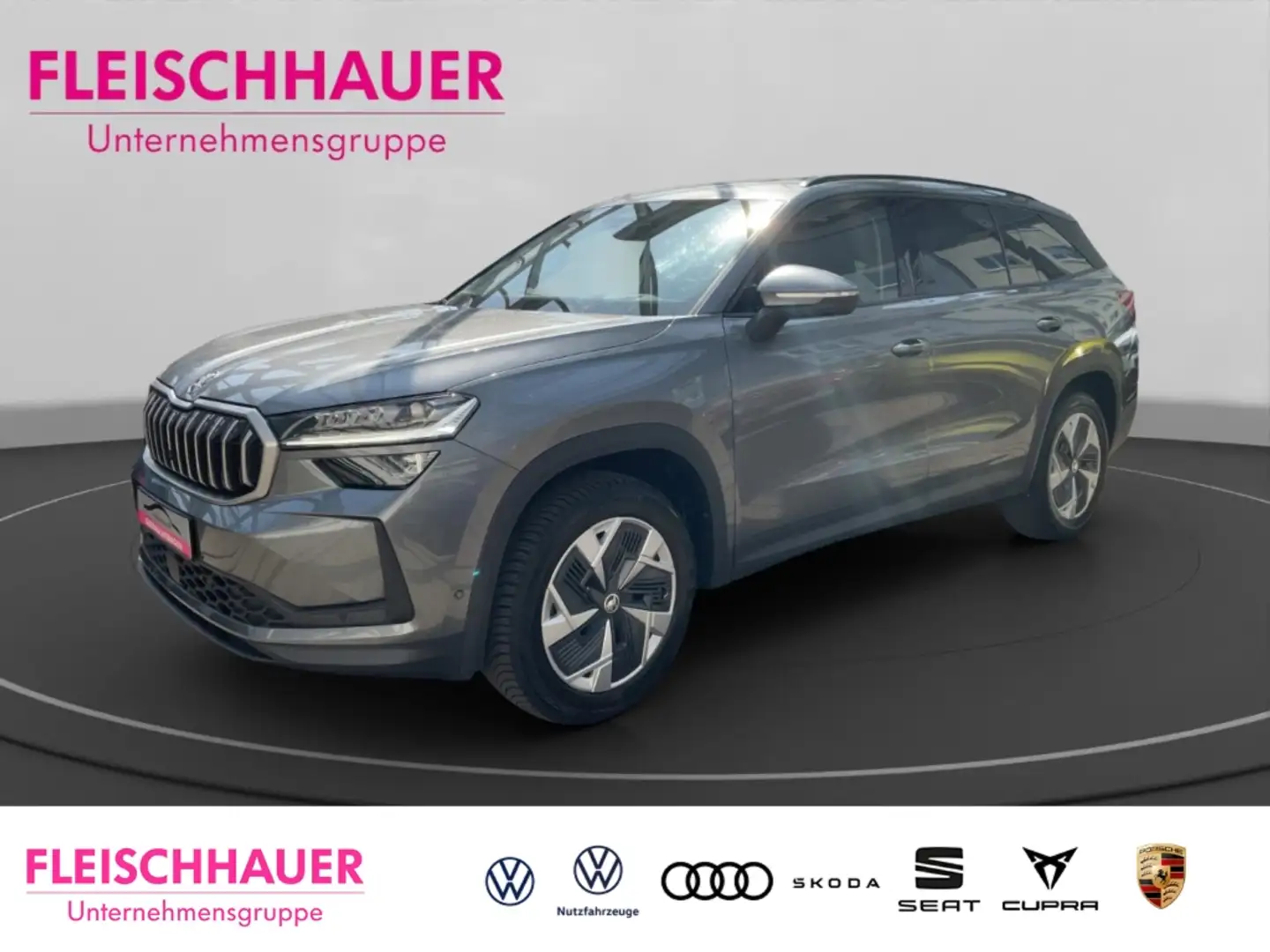 Skoda Kodiaq 2.0 TDI DSG HUD Navi Leder Digitales Cockpit Sound Grau - 1