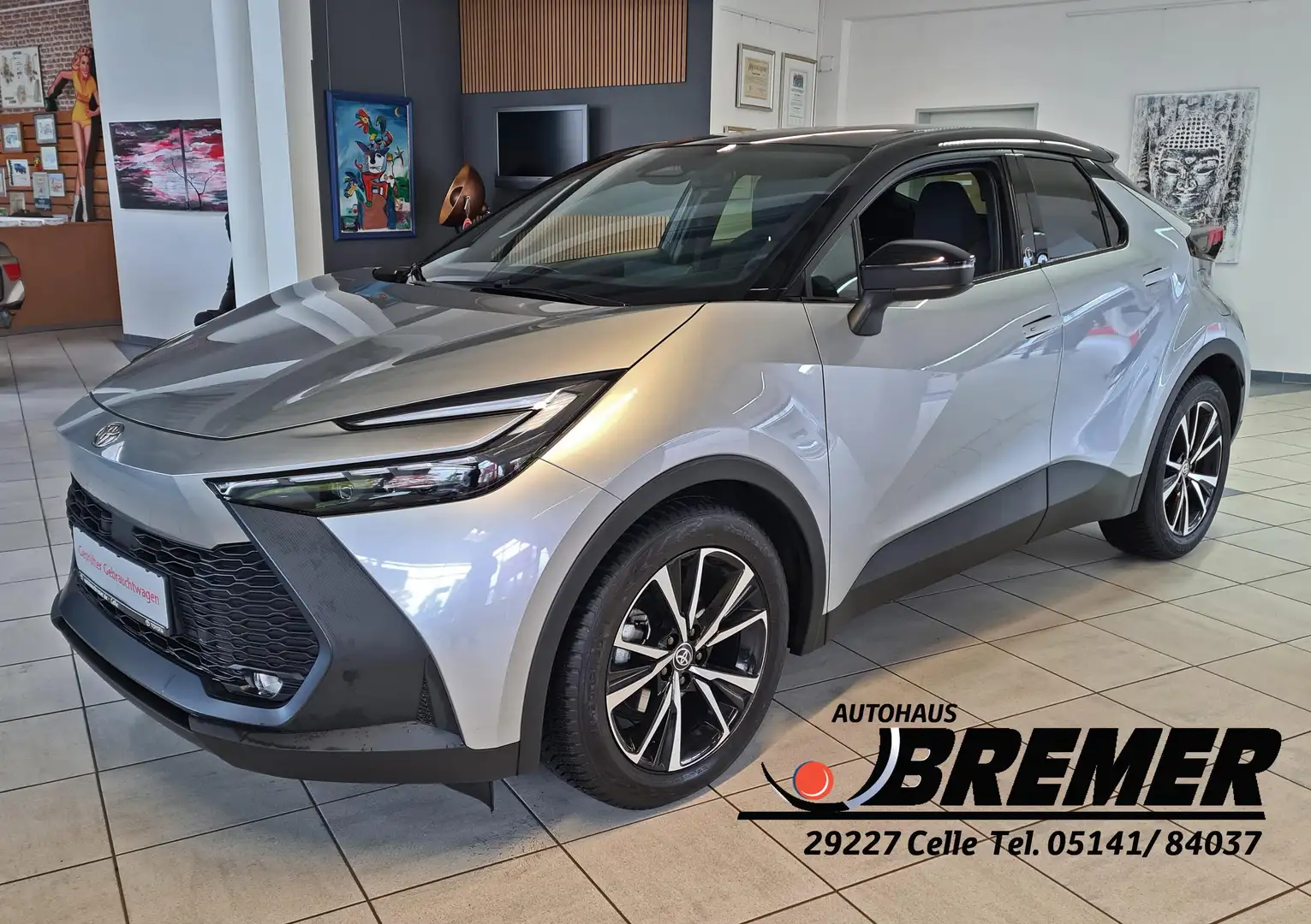 Toyota C-HR C-HR 1.8 Hybrid Team Deutschland + Allwetterreifen Silber - 1