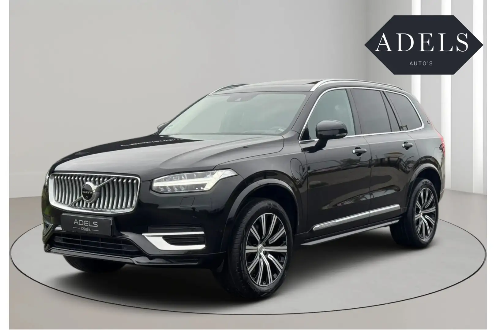 Volvo XC90 2.0 T8 Recharge AWD Plus Bright Panodak HUD Trekha Zwart - 1