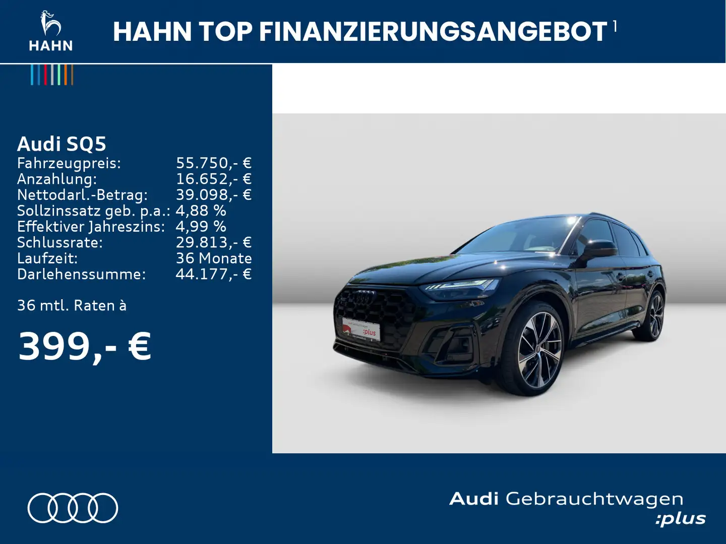 Audi SQ5 TDI quattro tiptr B&O Matrix Cam Optikpaket Noir - 2