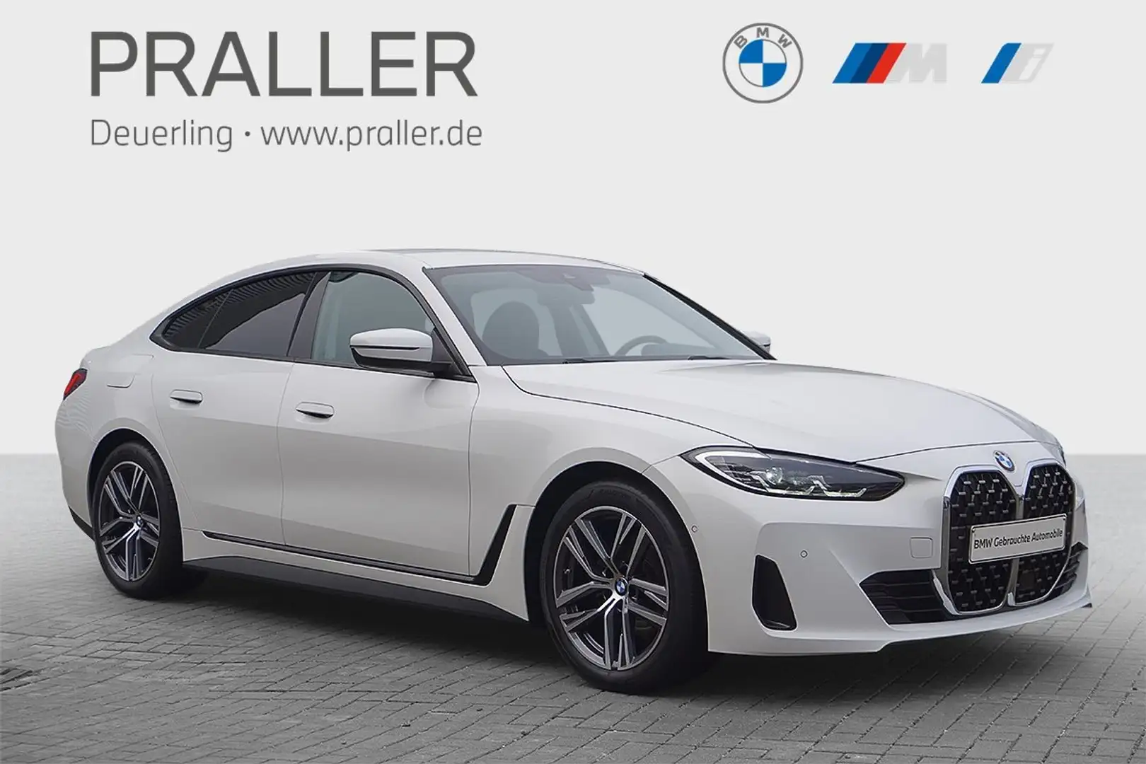 BMW 420 d xDrive Gran Coupé AHK ACC HarmanKardon Kamera Dr Weiß - 1