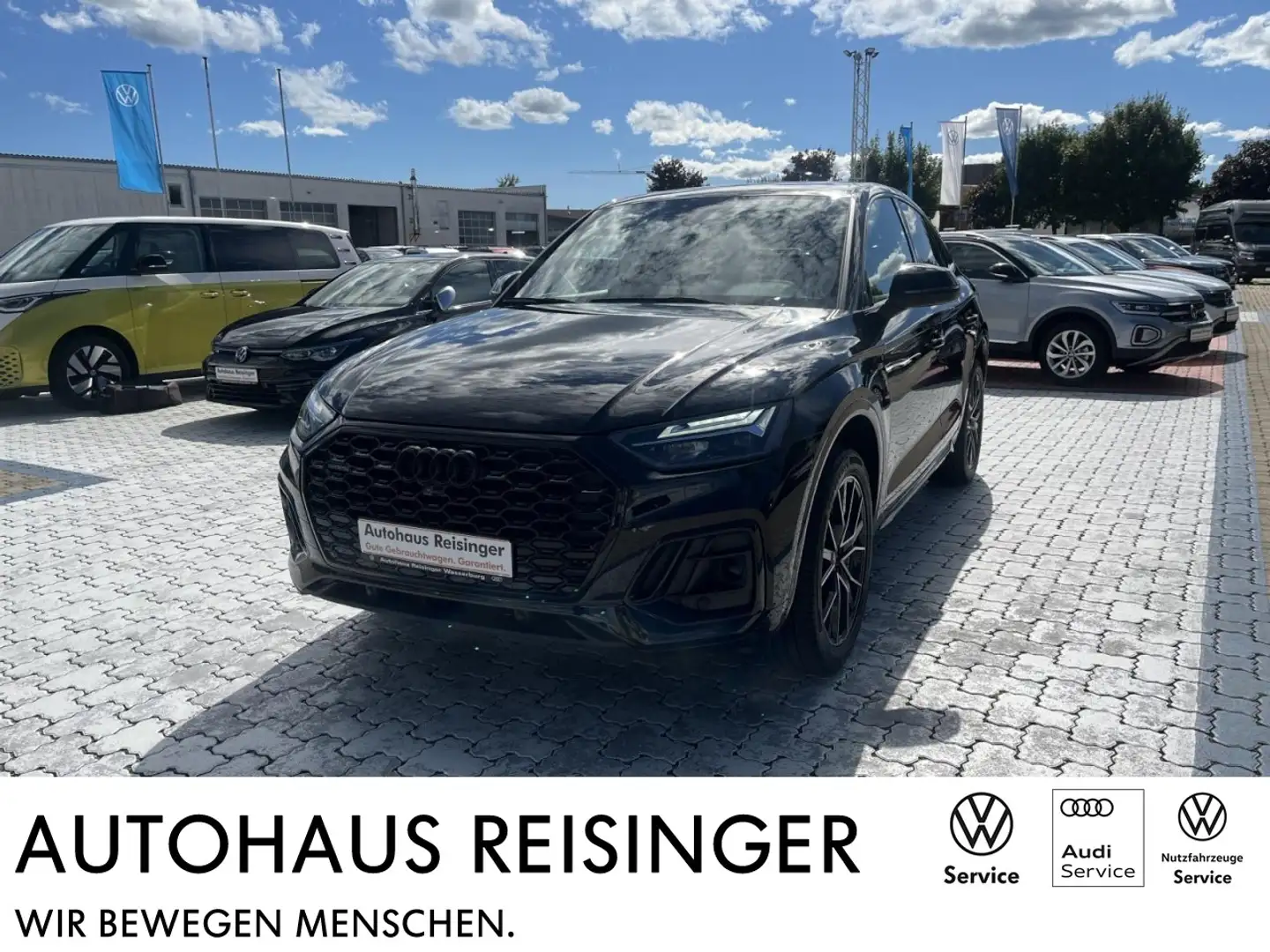 Audi Q5 Sportback 45 2.0 TFSI quattro S line (Navi,B&O,AHK Negro - 1