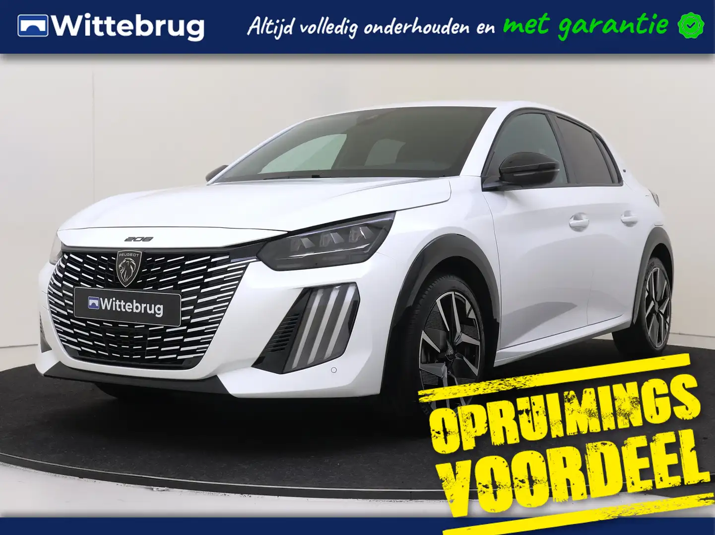 Peugeot 208 1.2 PureTech 100PK GT Camera | Sport uitvoering | Blanc - 1