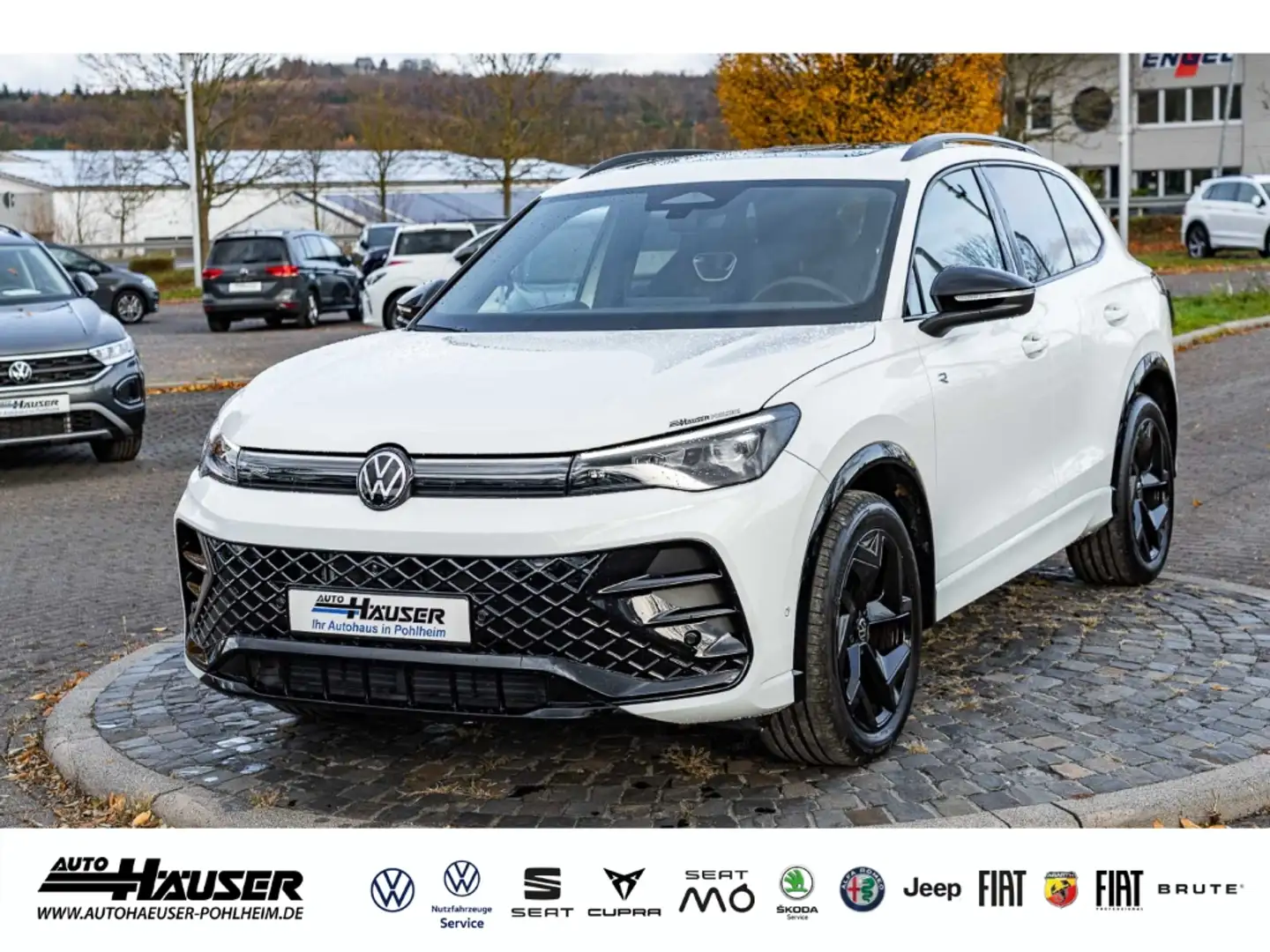 Volkswagen Tiguan R-Line 2.0 TDI DSG PANO AHK EL. HECKKL. TOP-VIEW N Weiß - 1