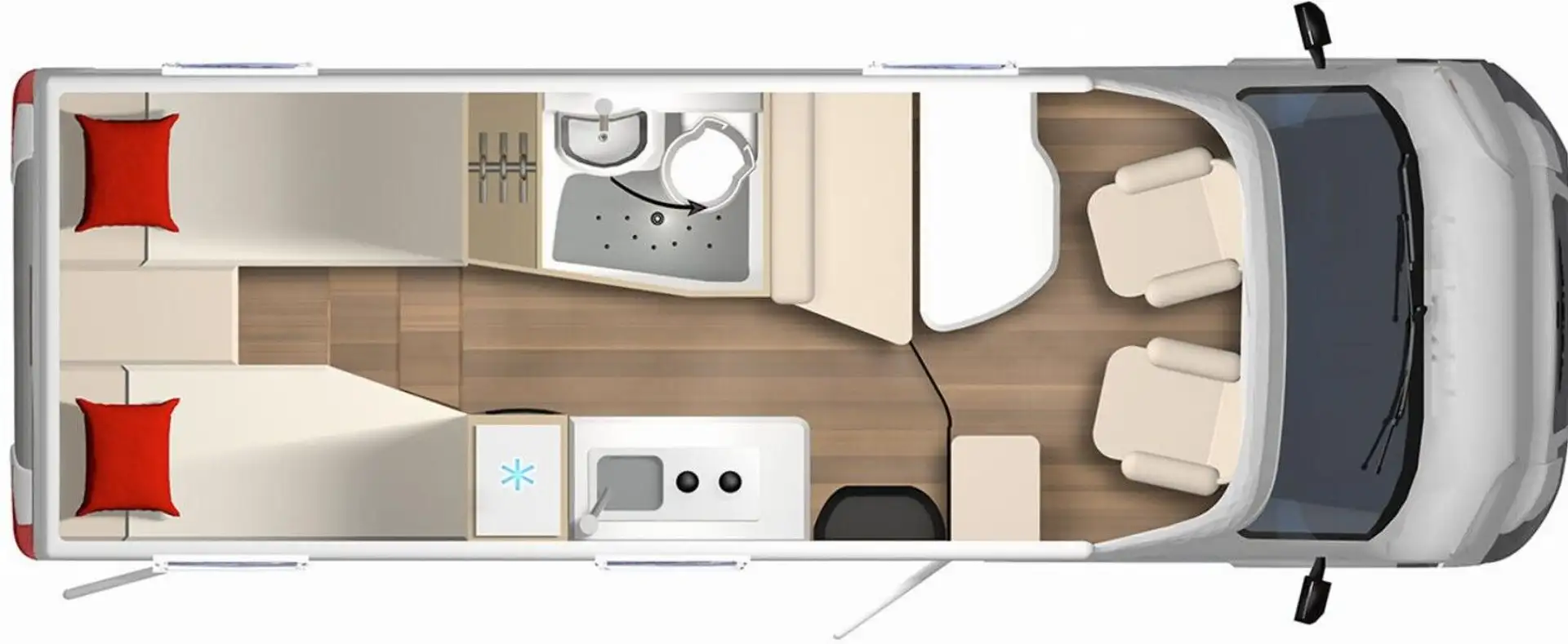 Bürstner Nexxo Van T 690 * Sat, TV, Markise, Automatik * Gris - 2