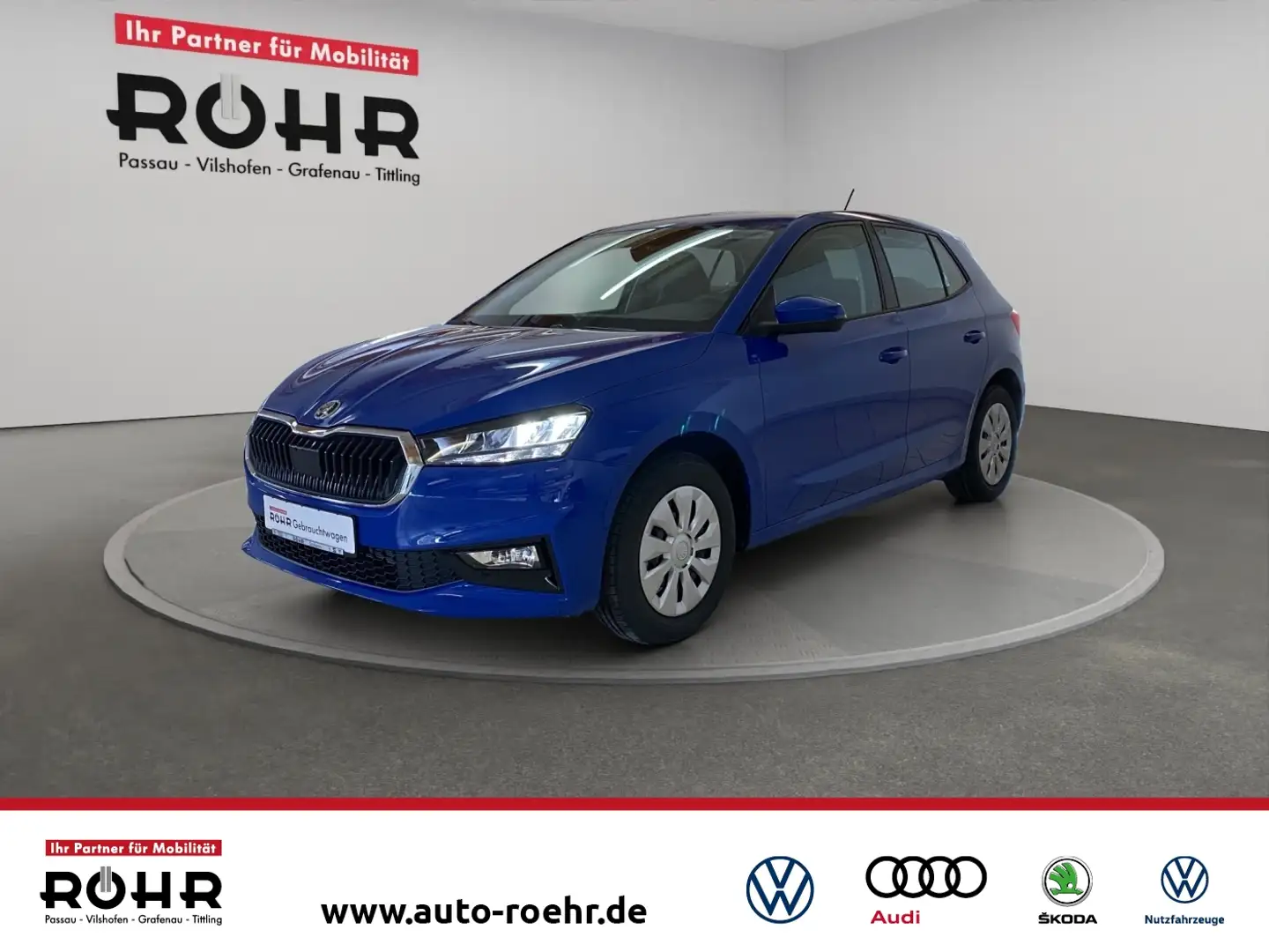 Skoda Fabia Essence 1.0 TSI (Garantie 02/2031.SHZ.LED.DAB.EPH. Blau - 1