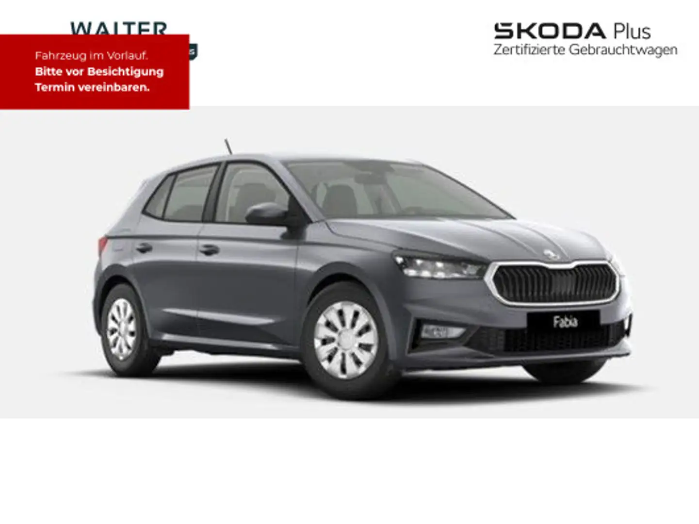 Skoda Fabia FABIA 1.0 Essence Klima LED PDC Grau - 2