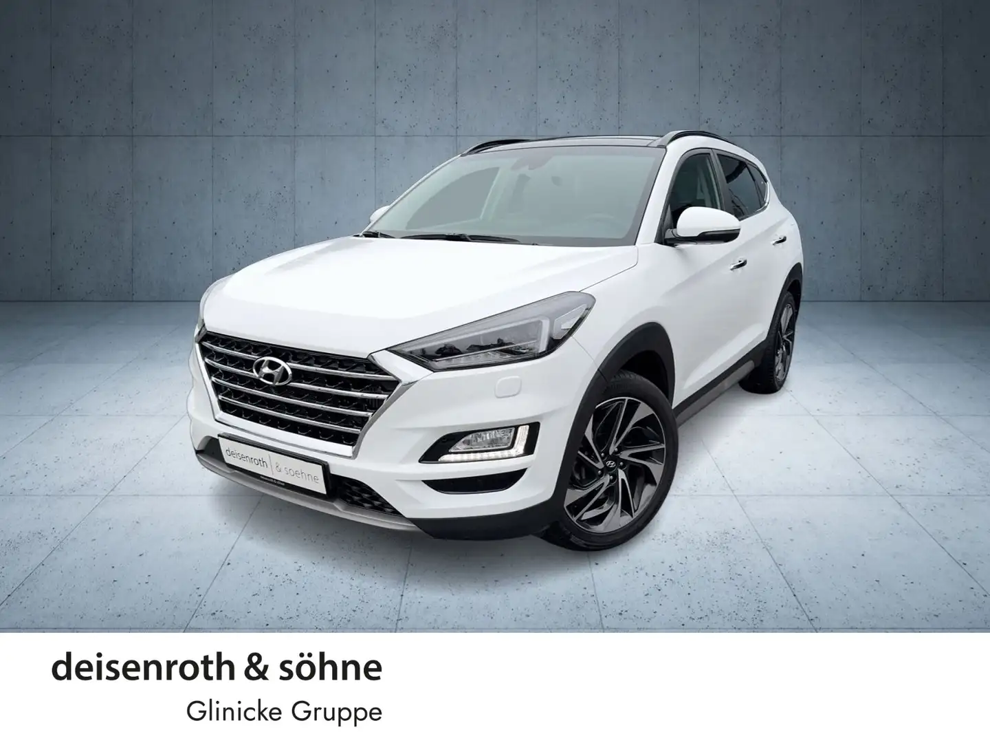 Hyundai TUCSON Premium 1.6 4WD Pano/ACC/Nav/LED/Assist/1 Bianco - 1