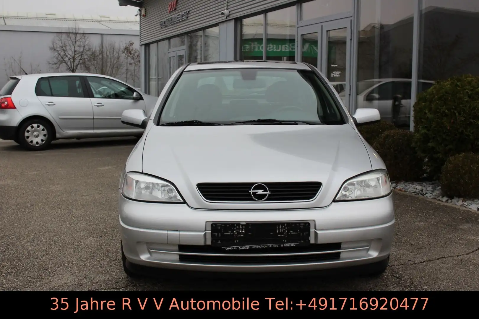 Opel Astra 1.6 Elegance, 1.Hand, TÜV neu Argent - 2