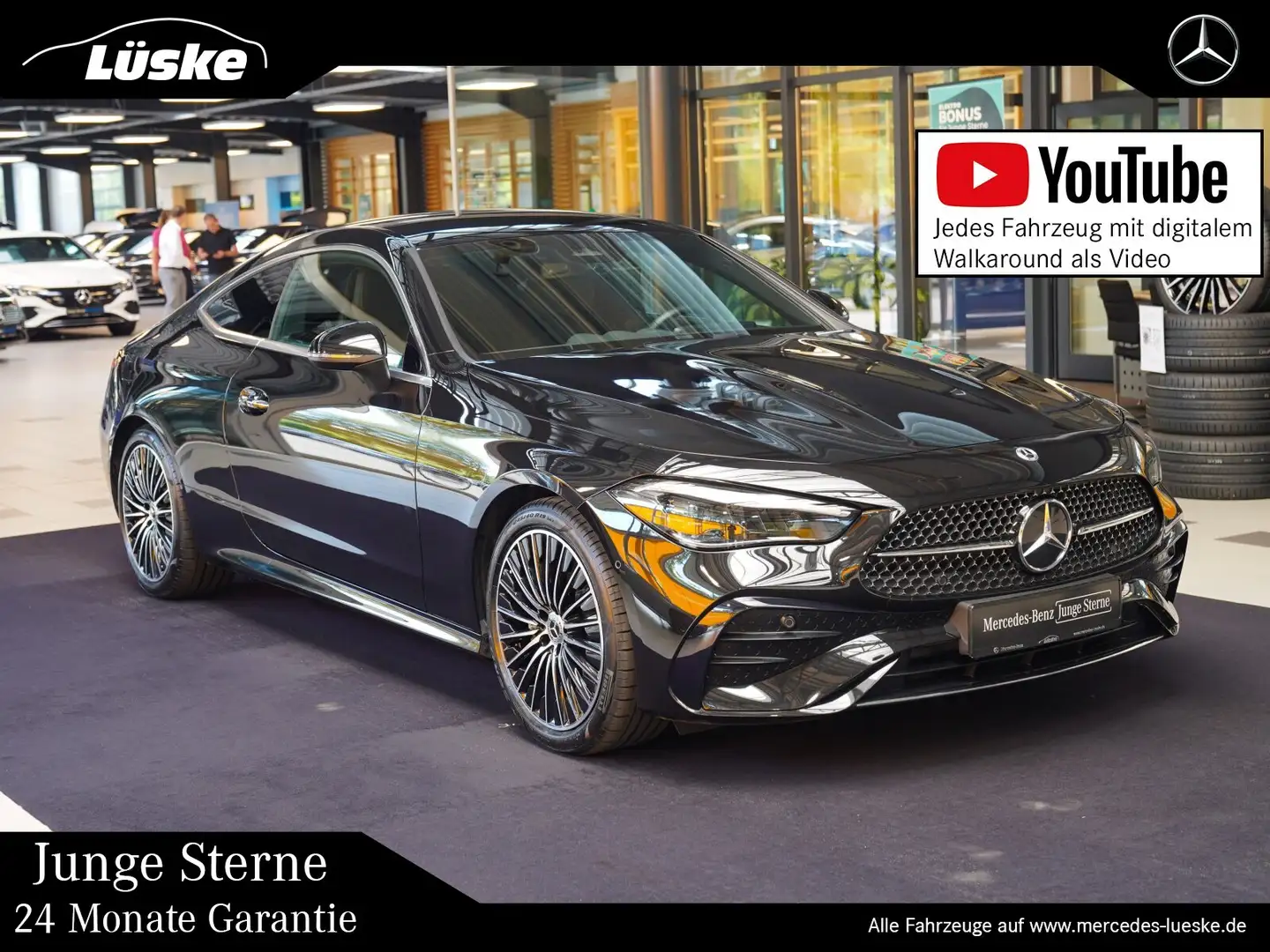 Mercedes-Benz CLE 220 CLE 220 d Coupé AMG Line Lenkradheizung KEYLESS Schwarz - 1